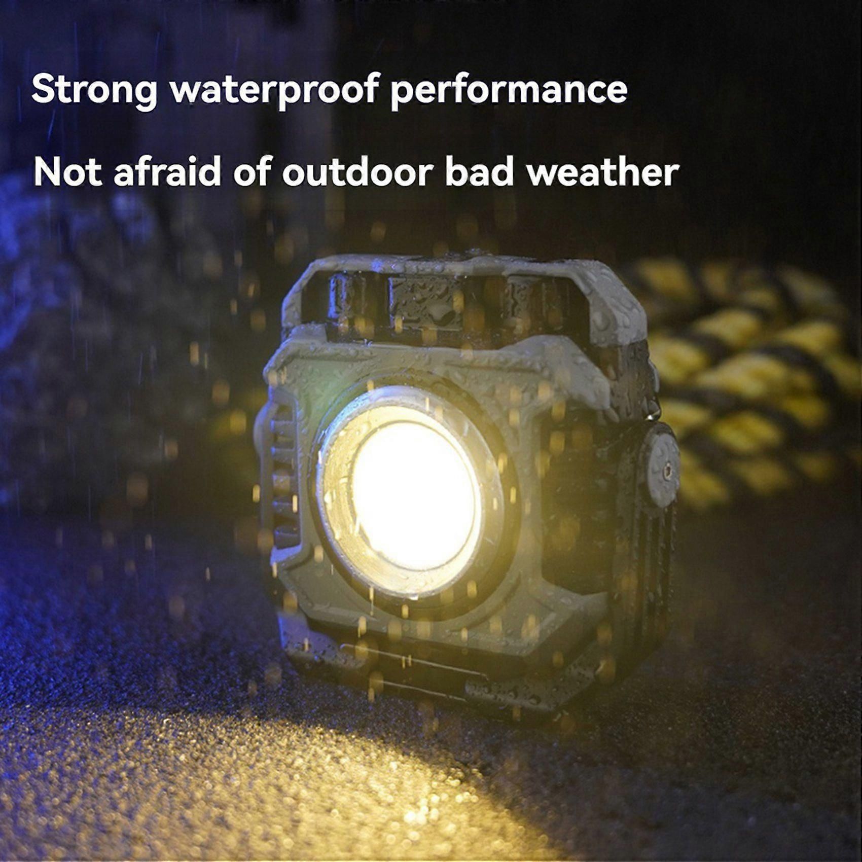 2pcs Portable LED Camping Tent Light Rechargeable Searchlight Outdoor Emergency Lighting Waterproof Hanging Night Lamp - Image 2