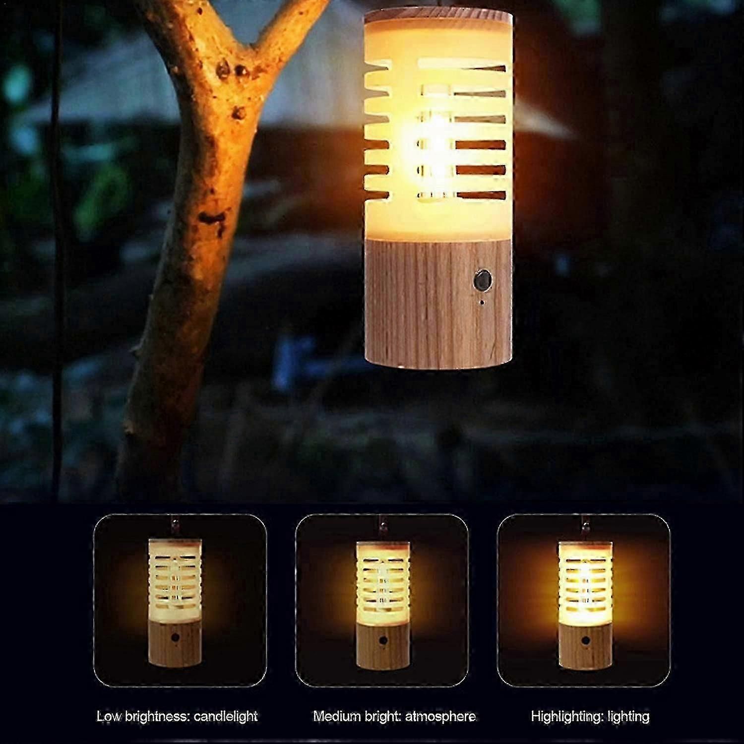 LED Camping Light - Rechargeable Portable LED Tent Light with Built-in Battery - Image 4
