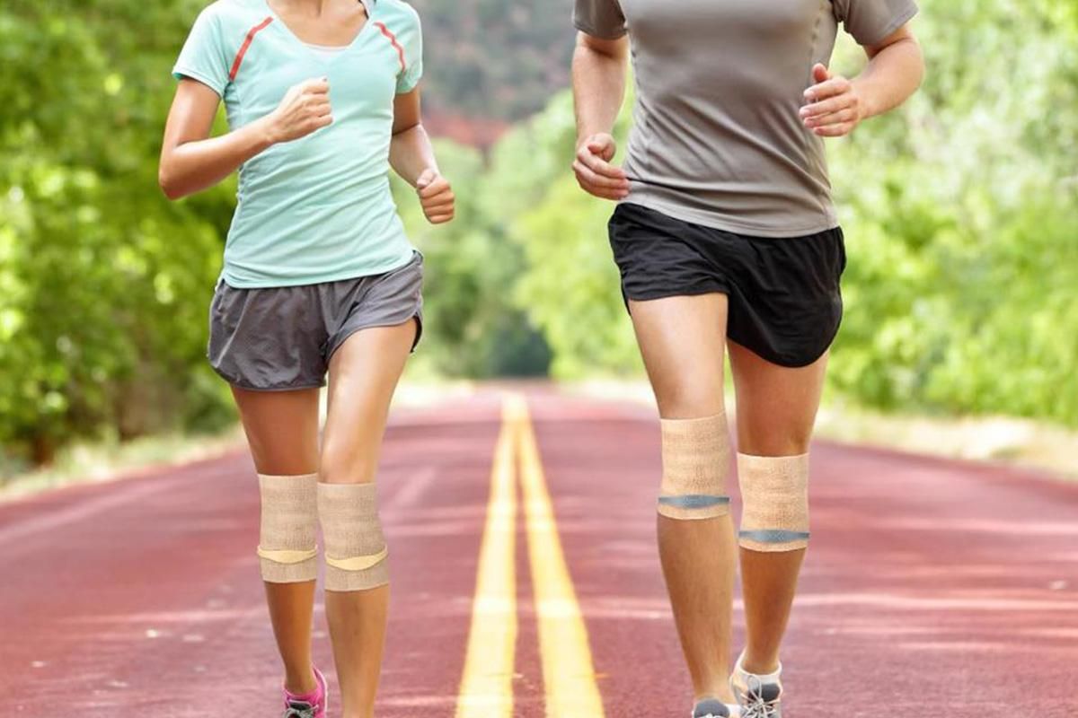 4Pcs Knee Strap Knee Pain Relief and Patella Stabilizer Knee Strap Brace Support - Image 4