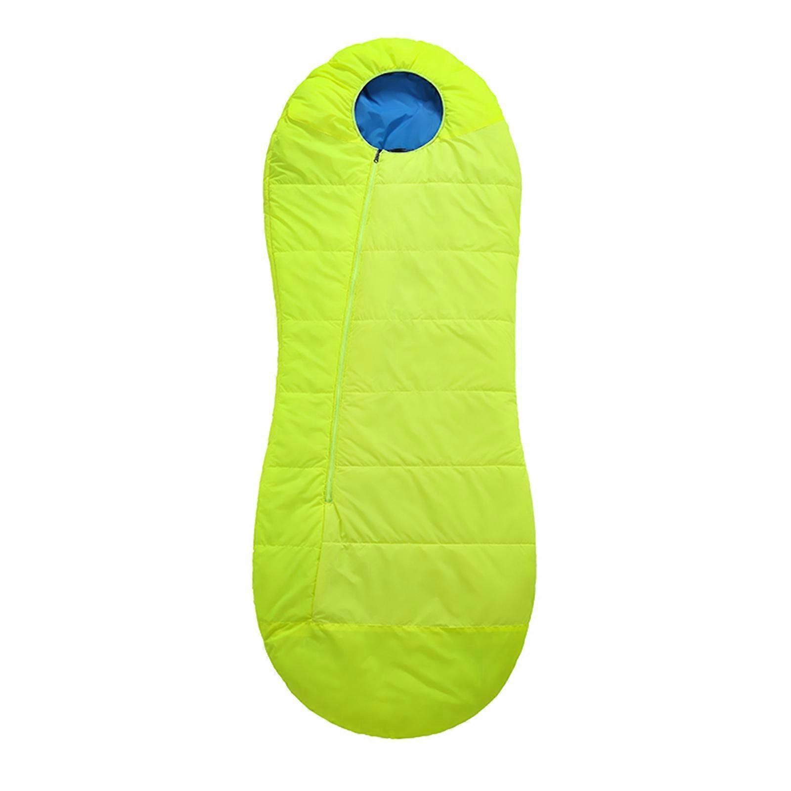 Rechargeable Heated Slumbering Bag Equipped With Flexible Neck Belt For Strengthened Warmth Camping Gear Polyester Fabric Multicolor - Image 4