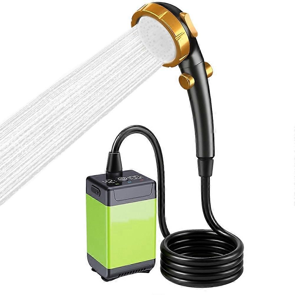 6000mAH Portable Shower Pump for Camping Long-Lasting & Quiet Outdoor Shower with LED Display, IP68 - Image 1