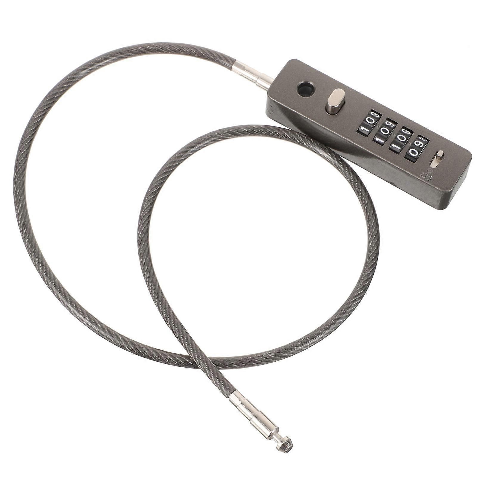 Combination Cable Lock Password 4-Digit Security Lock for Bicycles - Image 3