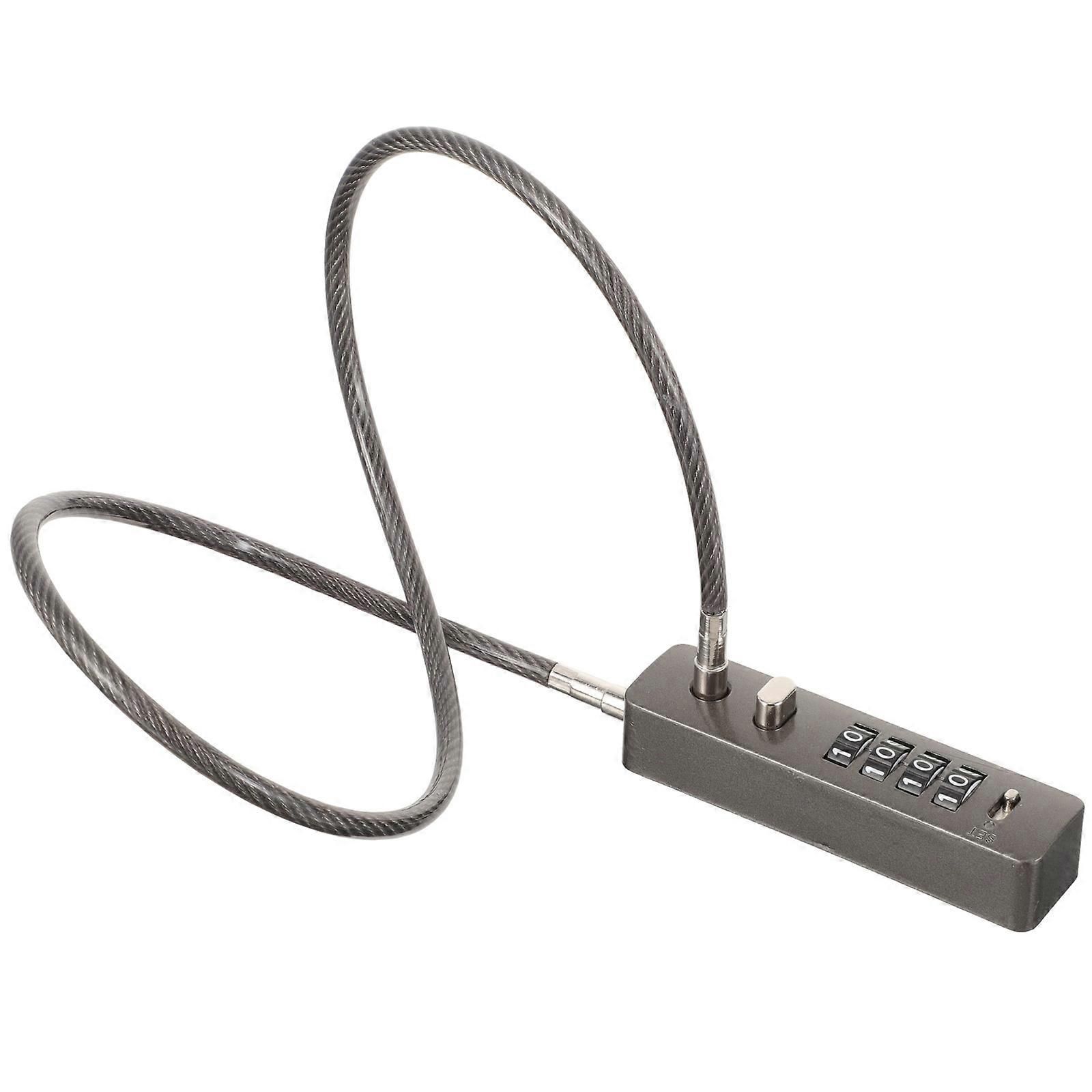 Combination Cable Lock Password 4-Digit Security Lock for Bicycles - Image 4