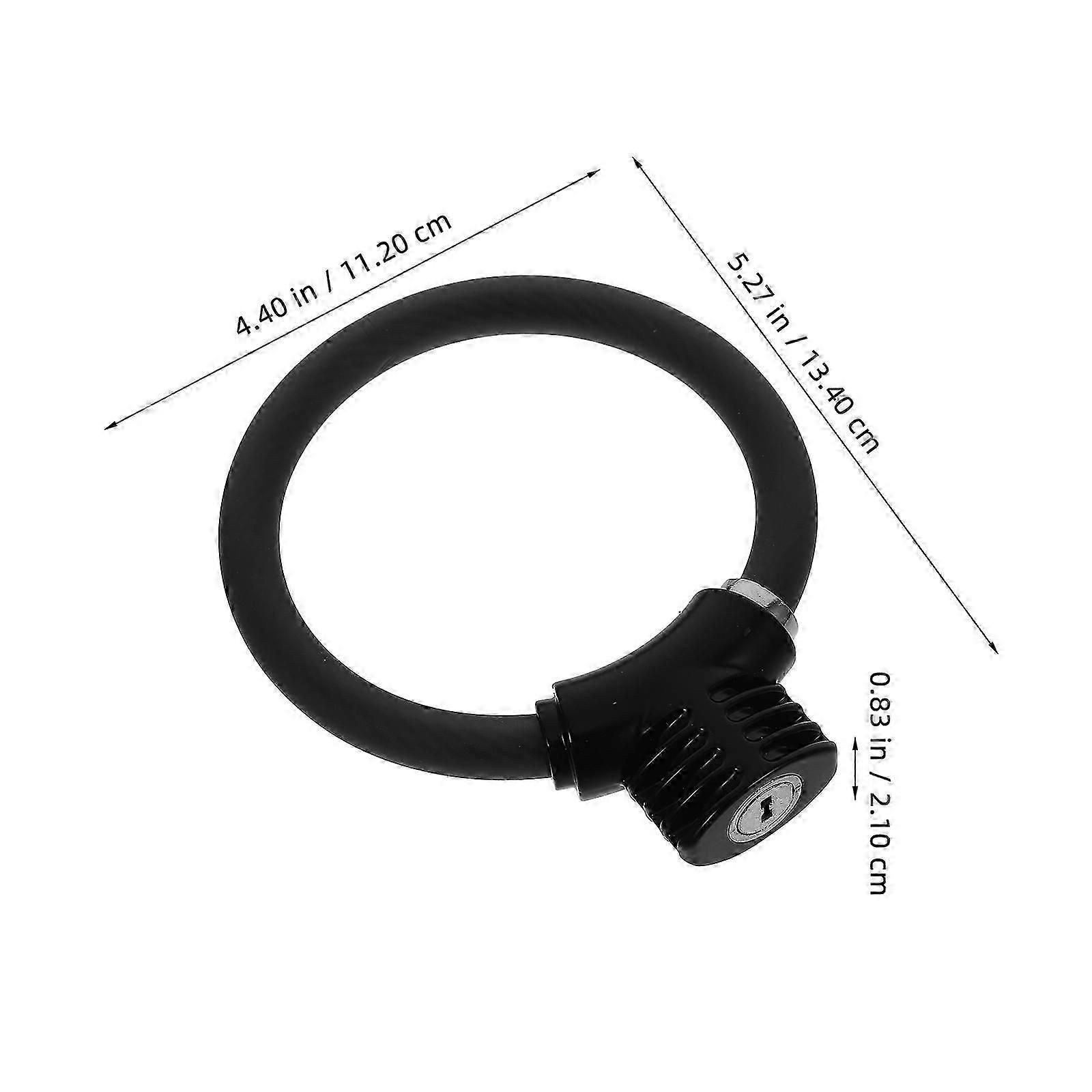 Portable Bike Lock Multi-Function Lock for Bicycle Use Black - Image 2