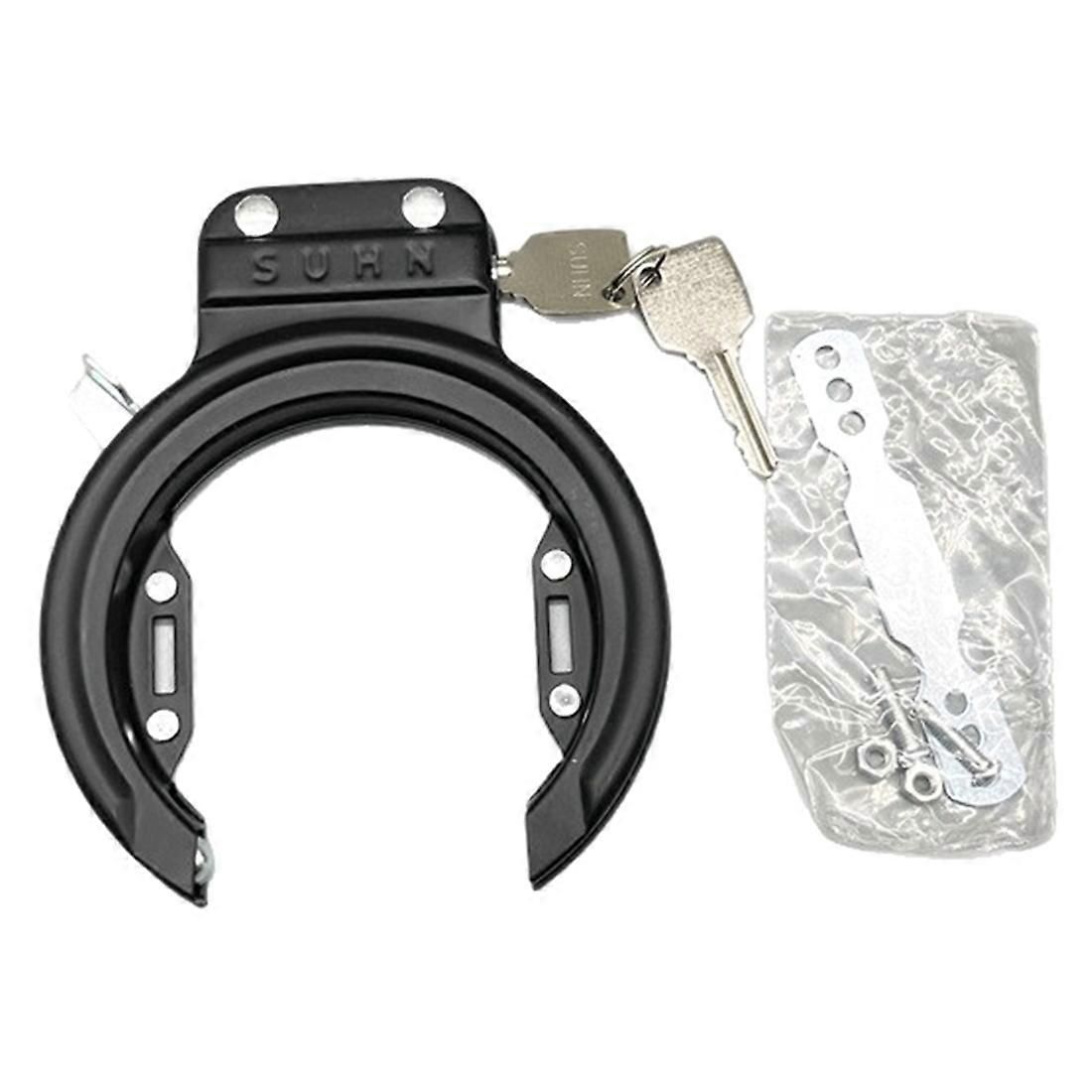 Outdoor Bicycle Horseshoe Lock - Fully Enclosed Steel Pipe Anti-Theft Lock with 2 Keys for Bicycles, Cycling and Gifts - Image 1