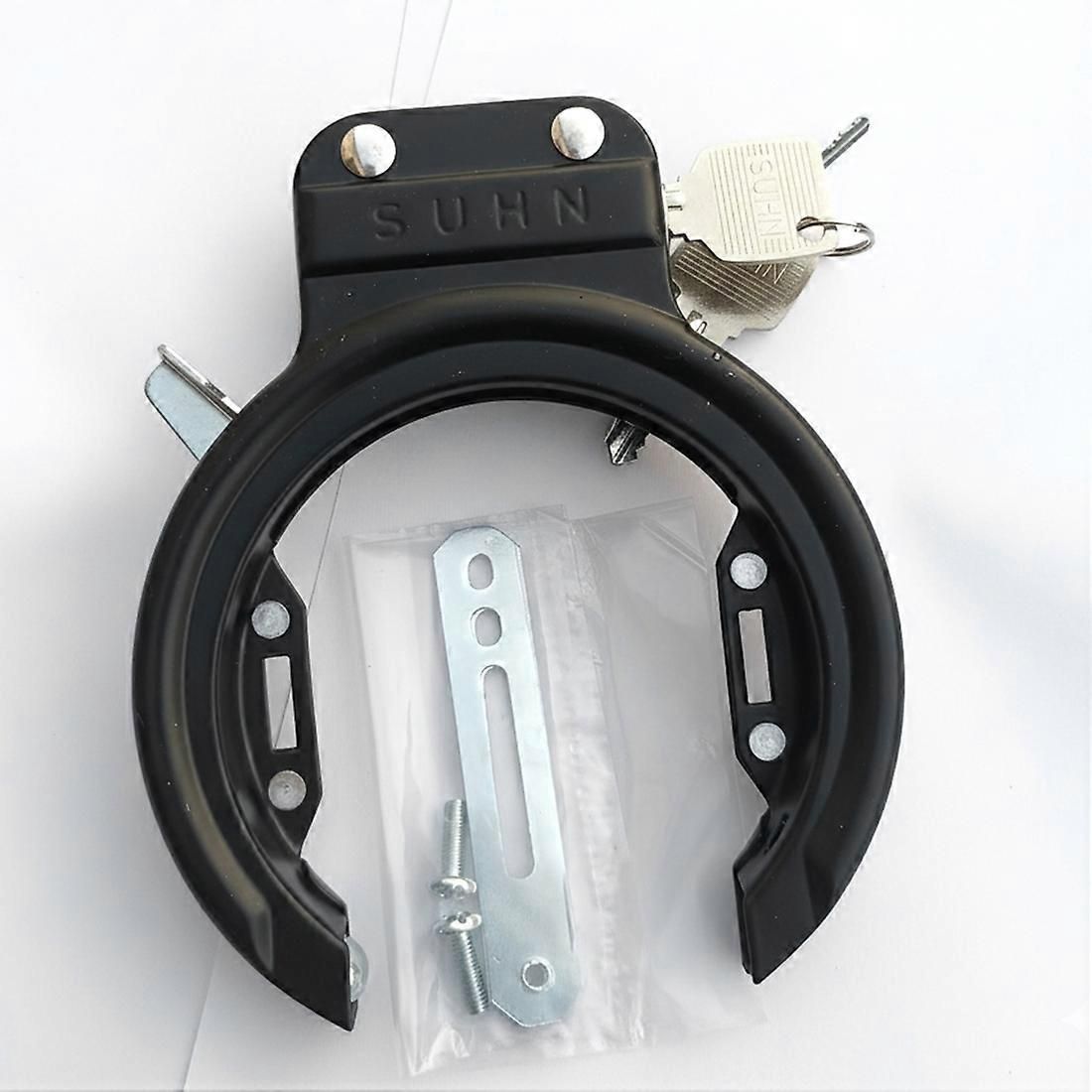 Outdoor Bicycle Horseshoe Lock - Fully Enclosed Steel Pipe Anti-Theft Lock with 2 Keys for Bicycles, Cycling and Gifts - Image 4