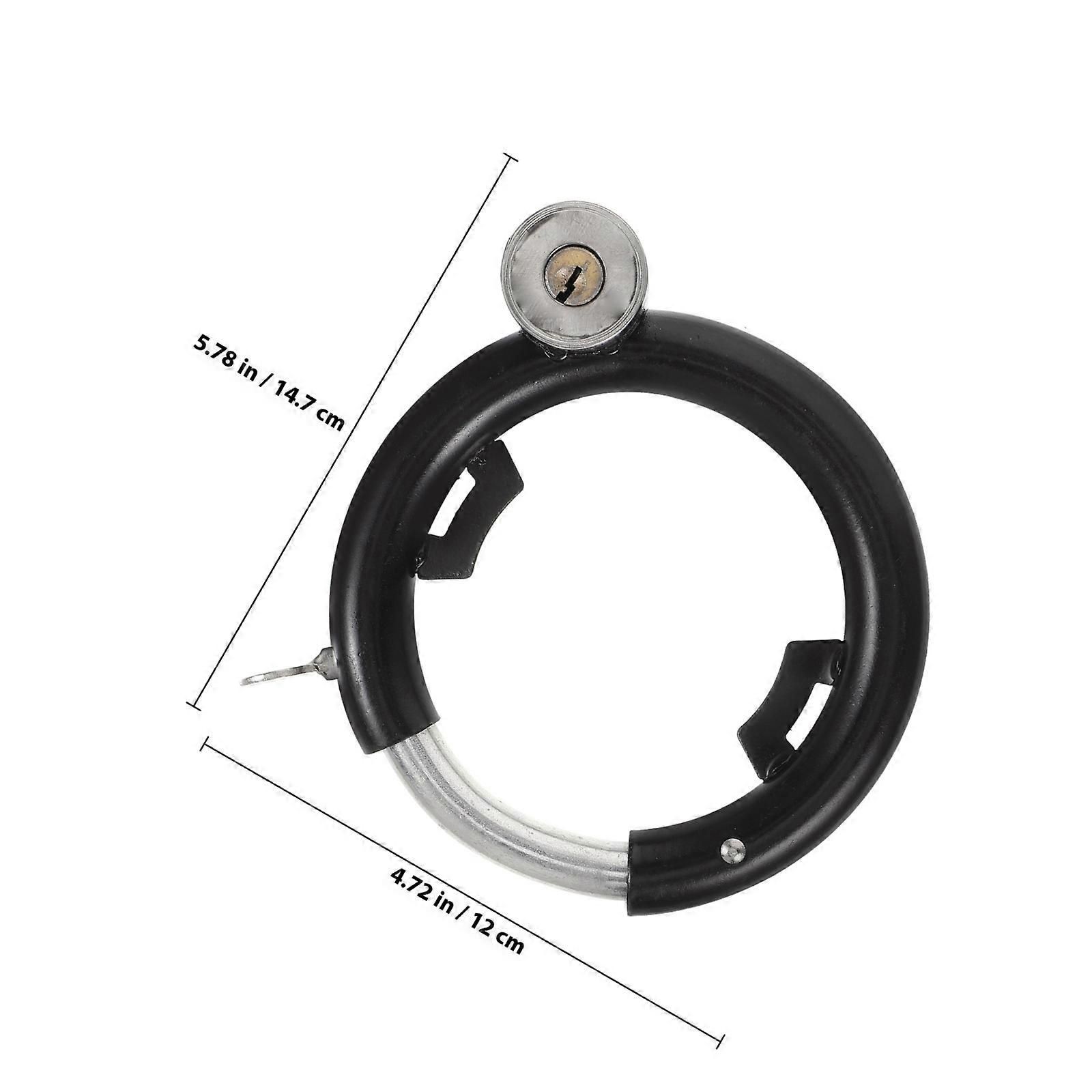 Multi-Function Bike Lock Round Lock 4Sets of Reusable Steel Bicycle Locks - Image 2