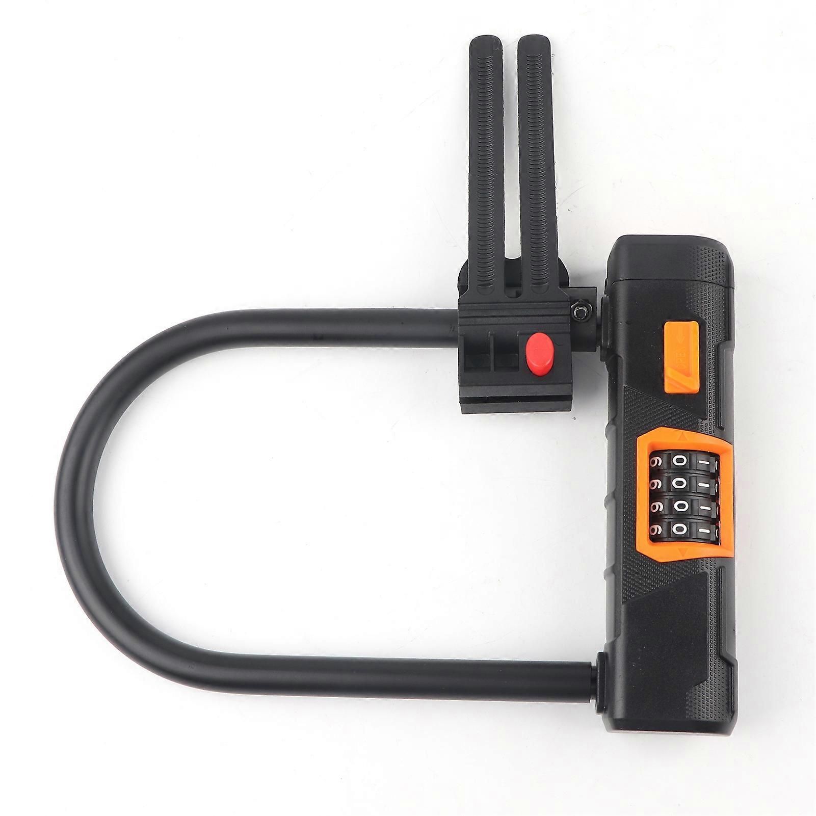 Bike U Lock Bicycle Cycling Steel AntiTheft Bicycle Security Lock Cycling Safety Accessory - Image 1