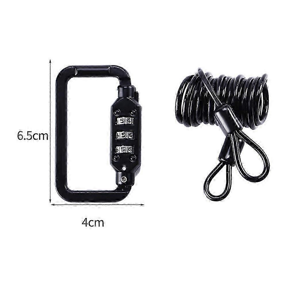Bike Lock Combination 3 Digit Password Lock 2Pcs for Bicycle Use - Image 2