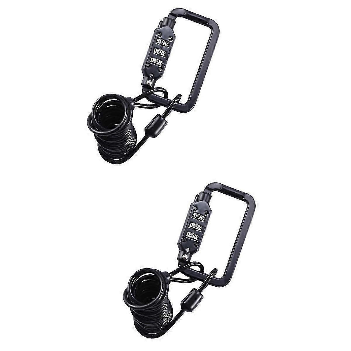 Bike Lock Combination 3 Digit Password Lock 2Pcs for Bicycle Use - Image 3