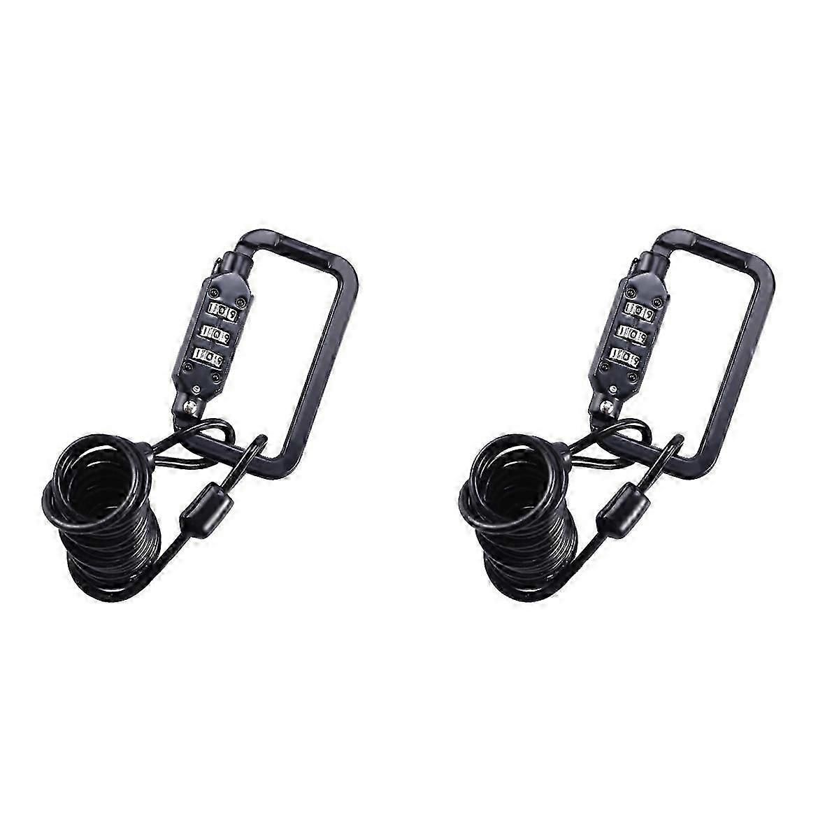 Bike Lock Combination 3 Digit Password Lock 2Pcs for Bicycle Use - Image 4
