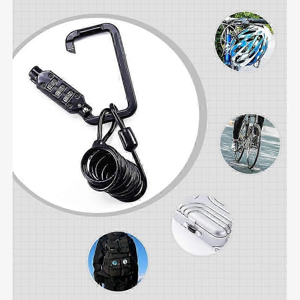 Bike Lock Combination 3 Digit Password Lock 2Pcs for Bicycle Use - Image 5