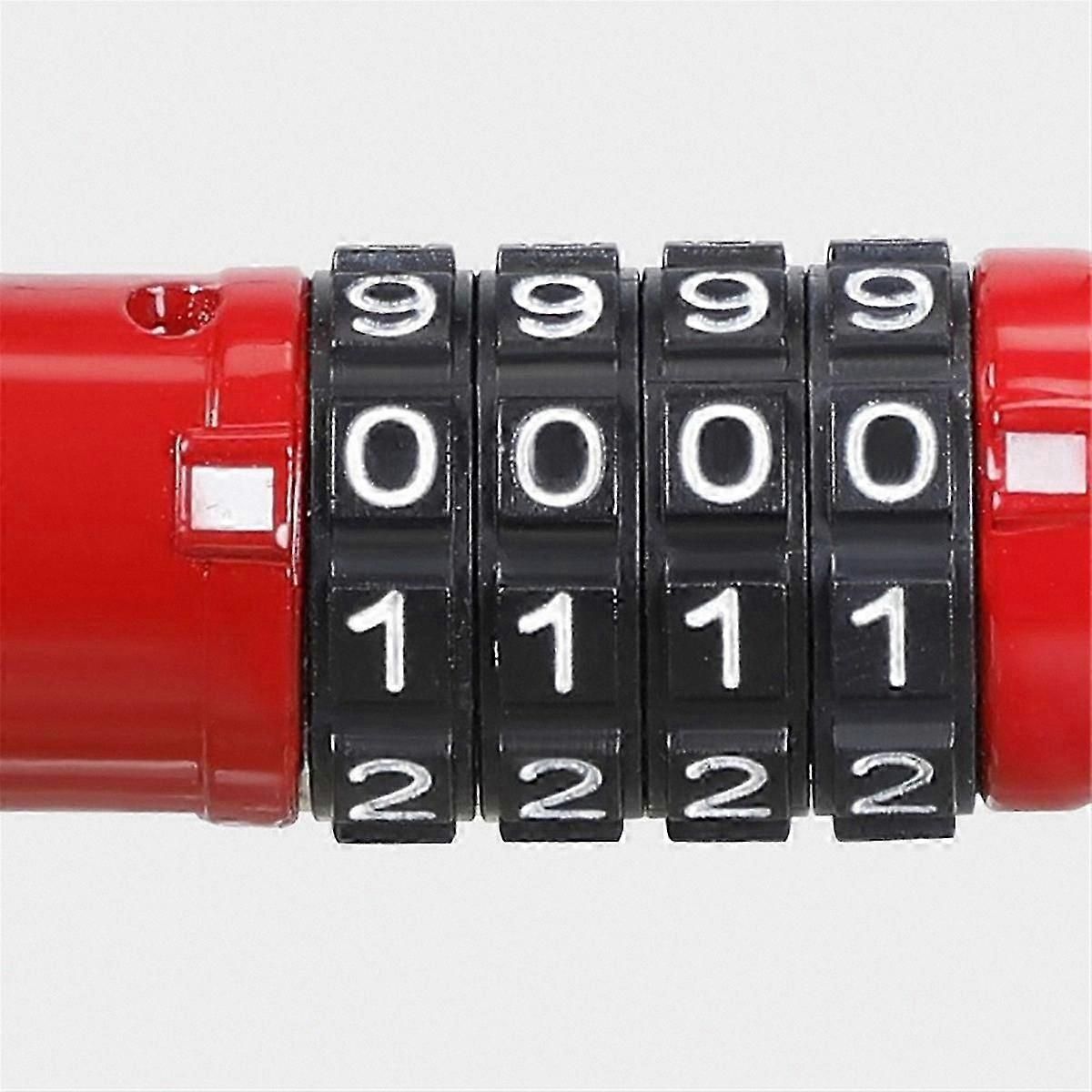 4 Digit U-Shape Bicycle Lock, Anti-Theft Security Code Lock - Image 5