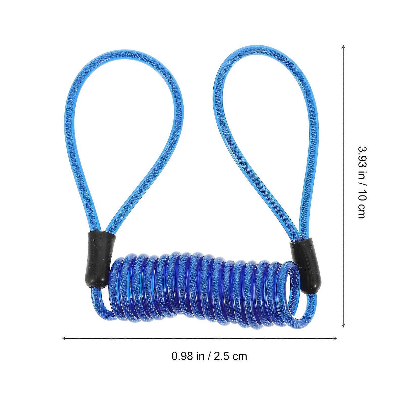 3 Pcs Bicycle Lock Cable Disc Lock Reminder Motorcycle Bike Bicycle Cable Spring Antitheft Protection Handlebar Alarm Wire - Image 5