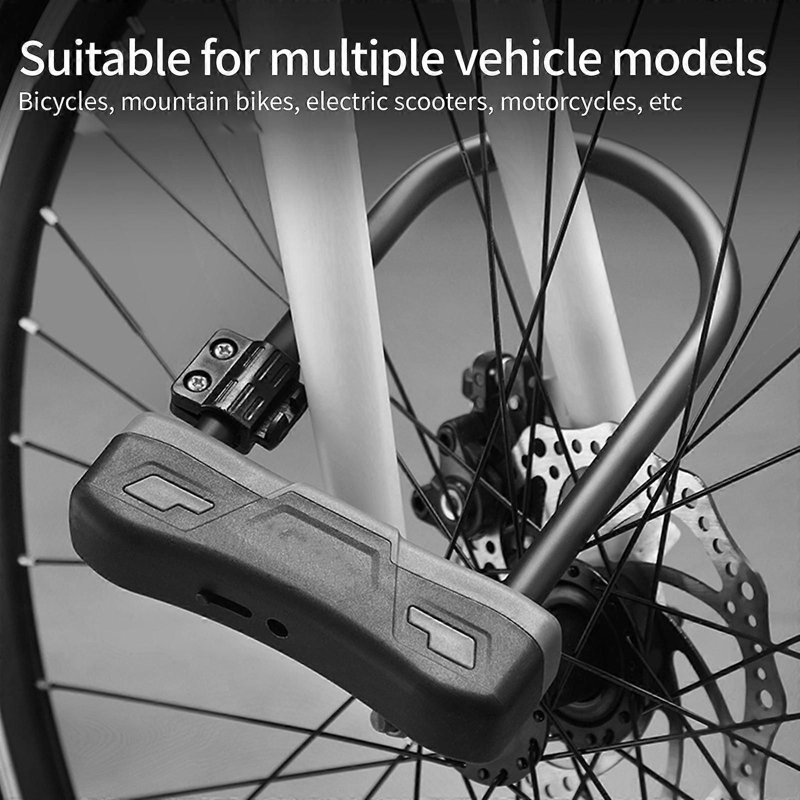 Durability Bike Lock Rusts Resistant Bicycles Lock Multifunction Key Lock for Various Cycling Enthusiasts -Orange - Image 5