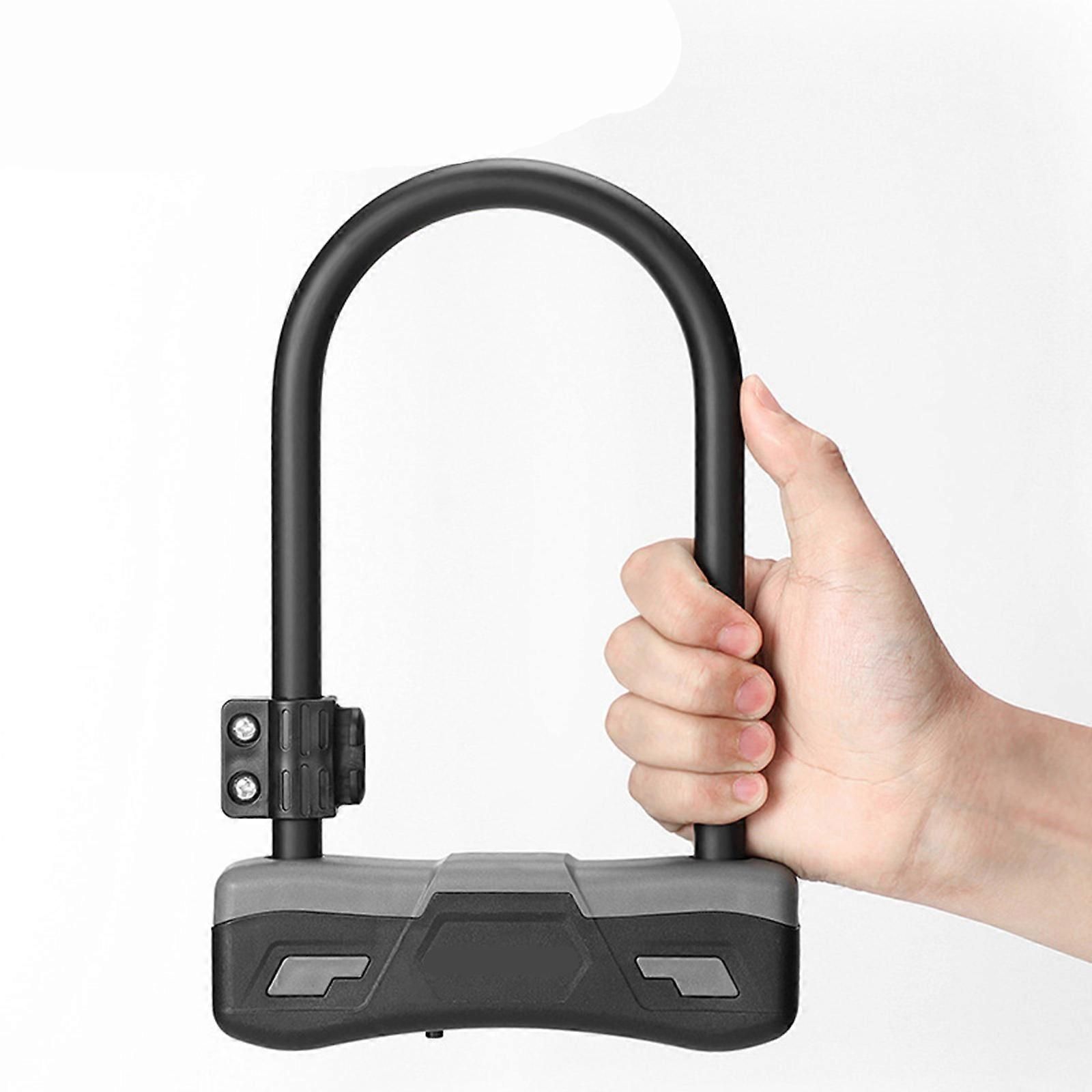 Durability Bike Lock Rusts Resistant Bicycles Lock Multifunction Key Lock for Various Cycling Enthusiasts -Light Grey - Image 4
