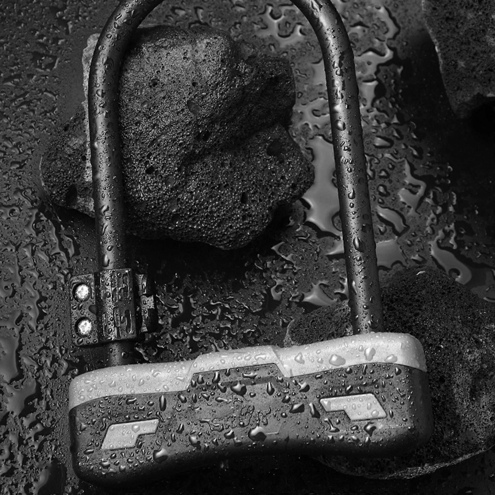 Durability Bike Lock Rusts Resistant Bicycles Lock Multifunction Key Lock for Various Cycling Enthusiasts -Light Grey - Image 5