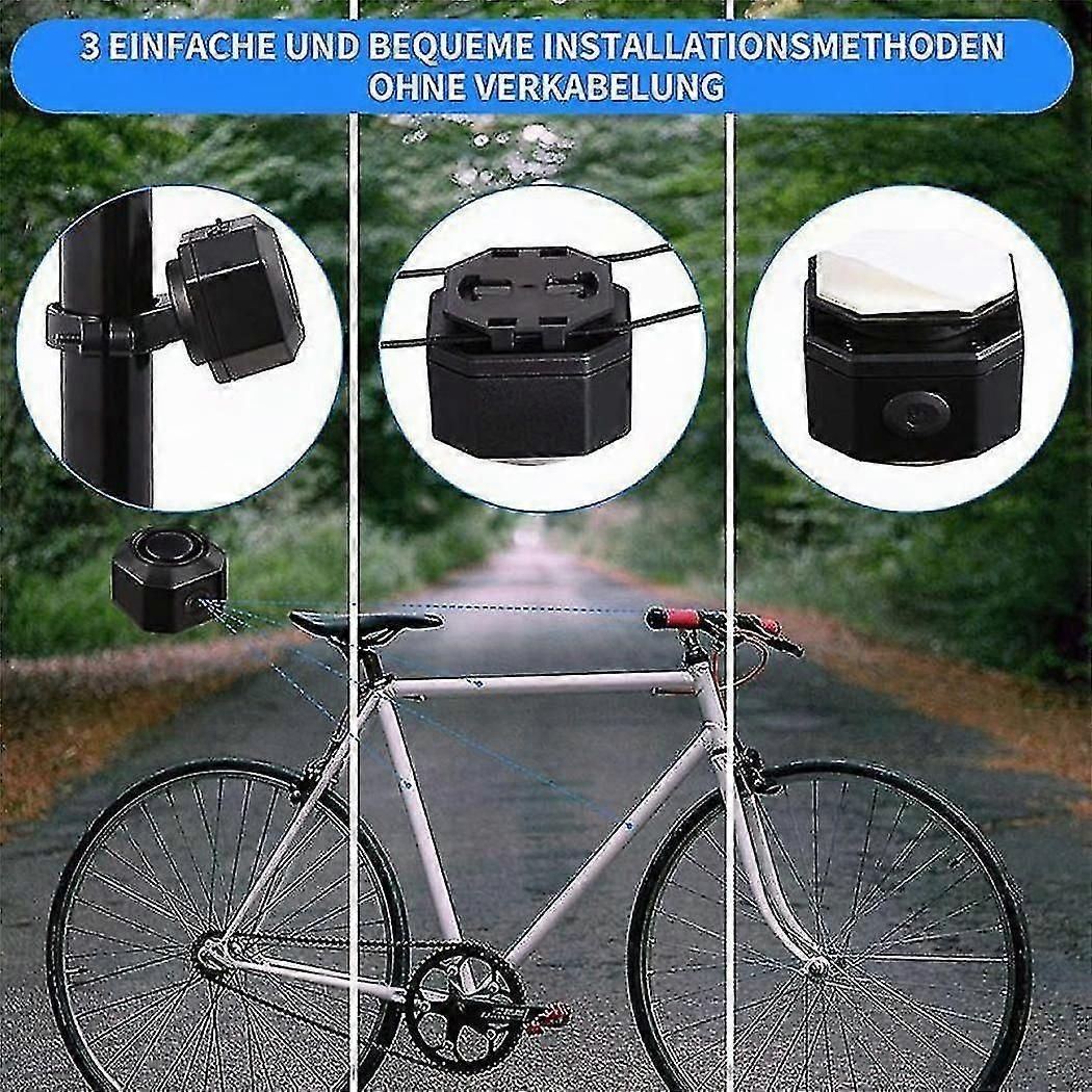 Bicycle Alarm System Bicycle Alarm System With Remote Control Wireless Motorcycle Bicycle Tracker - Image 4