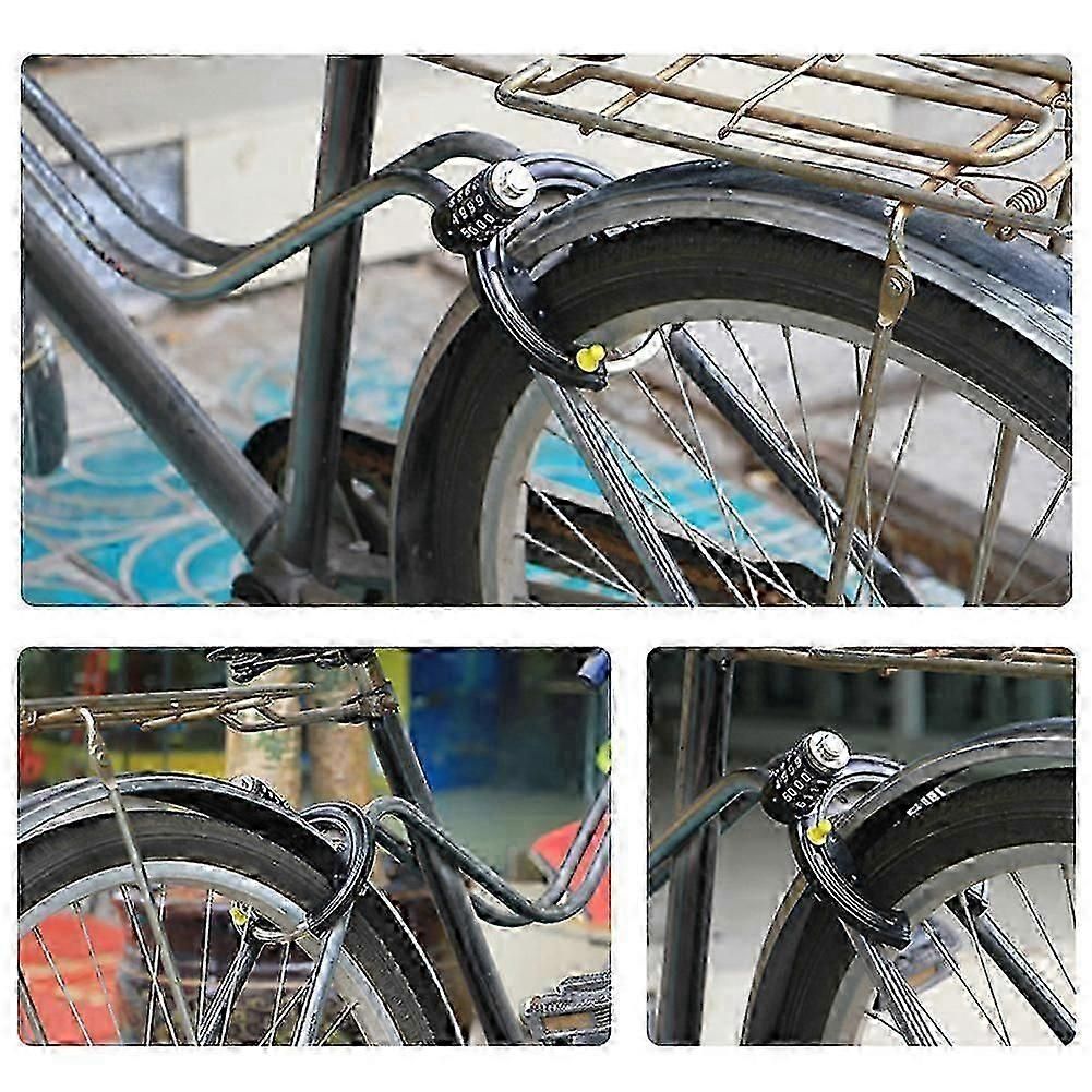 Bicycle Steel Horseshoe Lock Security Password 4 Digit Lock Anti-Theft Combination Number Code Safety Bike Bicycle Accessories - Image 5