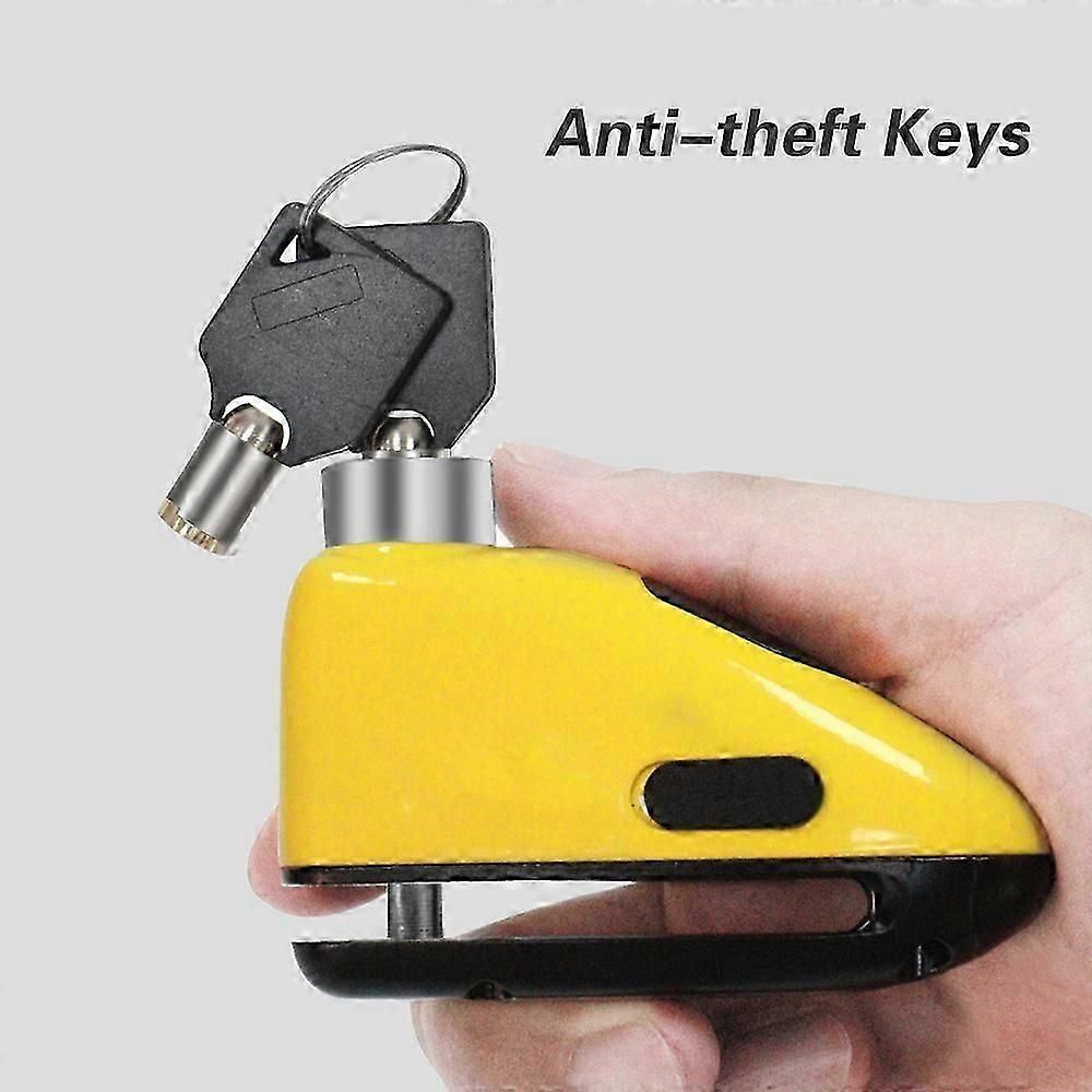 Bicycle Disc Brake Alarm Lock Waterproof Anti-theft Security Wheel Disc Lock - Image 4
