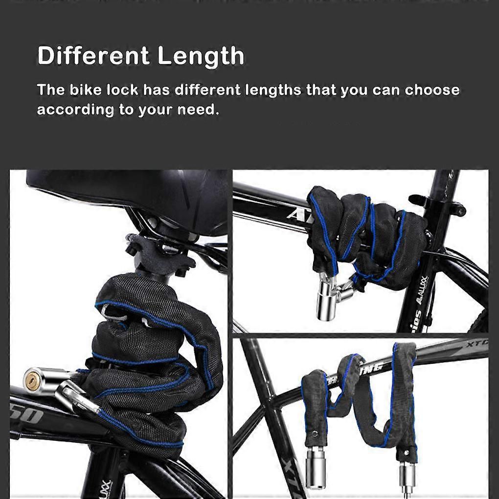 Bike Lock Portable Universal Replacing Anti-rust Waterproof Bicycles Scooter Safety Locks Locking Tool Accessories - 105cm - Image 2