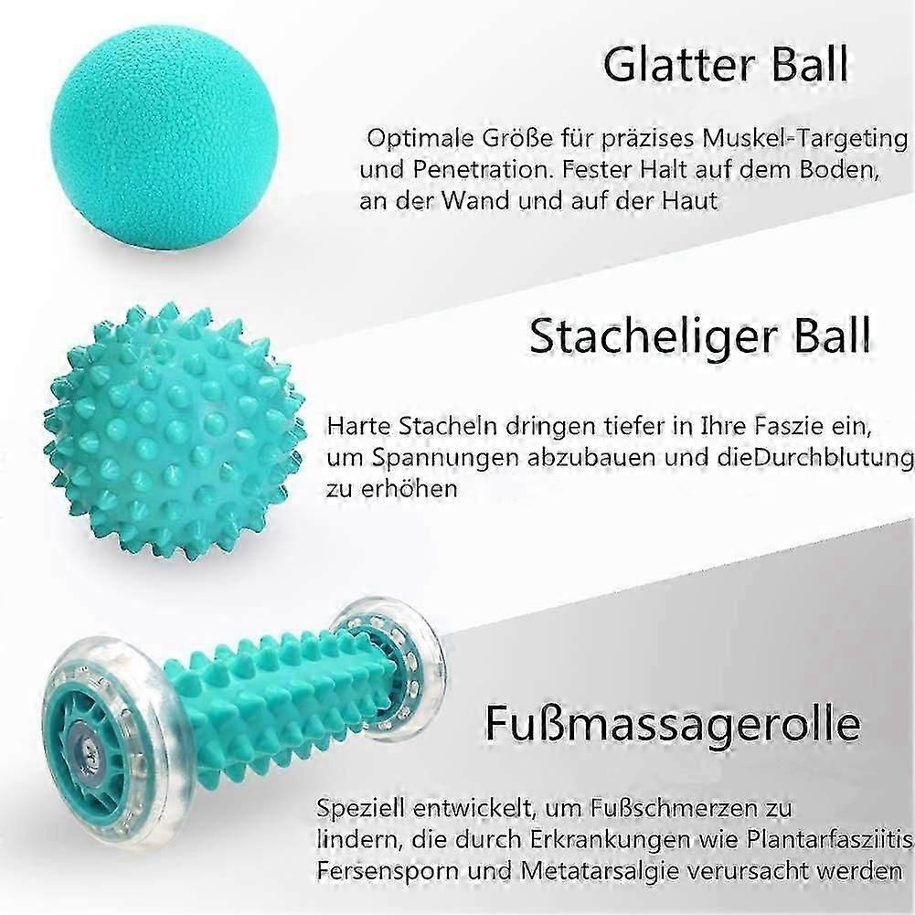 Massage Ball - Plantar Fasciitis Foot Massage Roll and Massage Ball Hedgehog Ball - Image 2