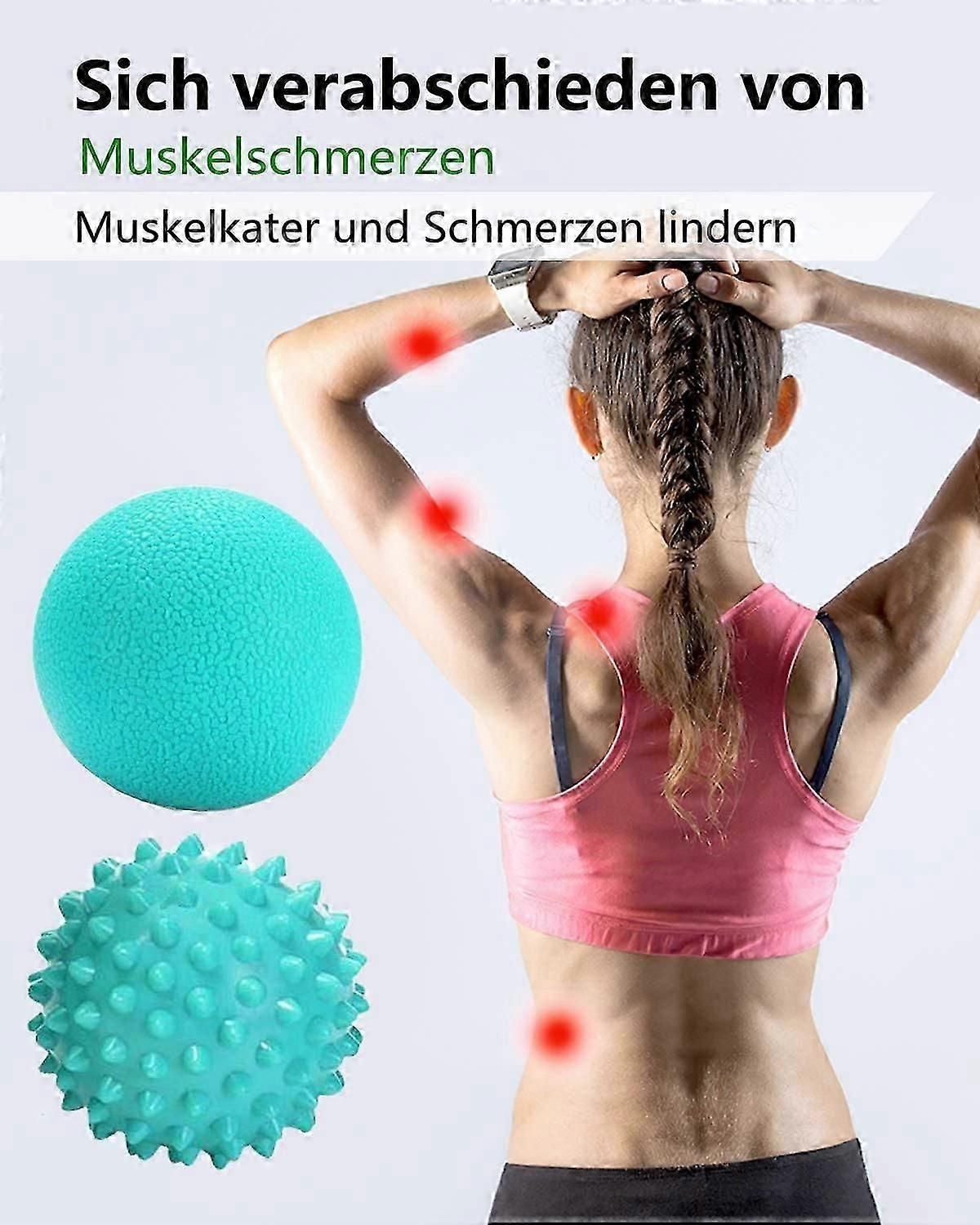 Massage Ball - Plantar Fasciitis Foot Massage Roll and Massage Ball Hedgehog Ball - Image 4