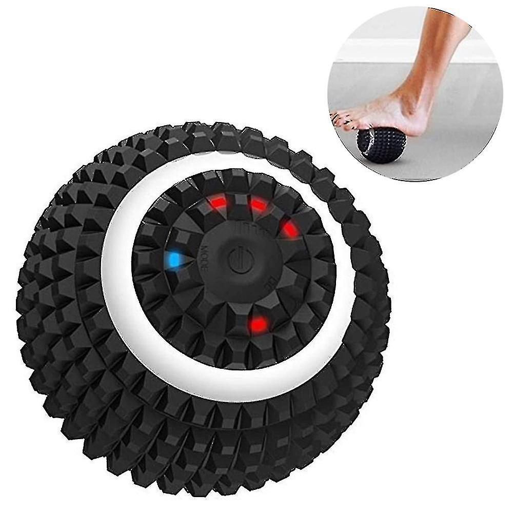 Massage Ball Electric Massage Ball Fascia Ball Self-massage Training - Black - Image 2