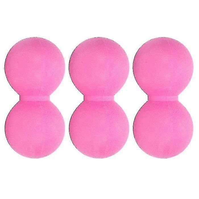 Peanut Massage Ball 3pcs Silicone Massage Ball Peanut Shape Muscle Relaxation Massage Ball - Image 1