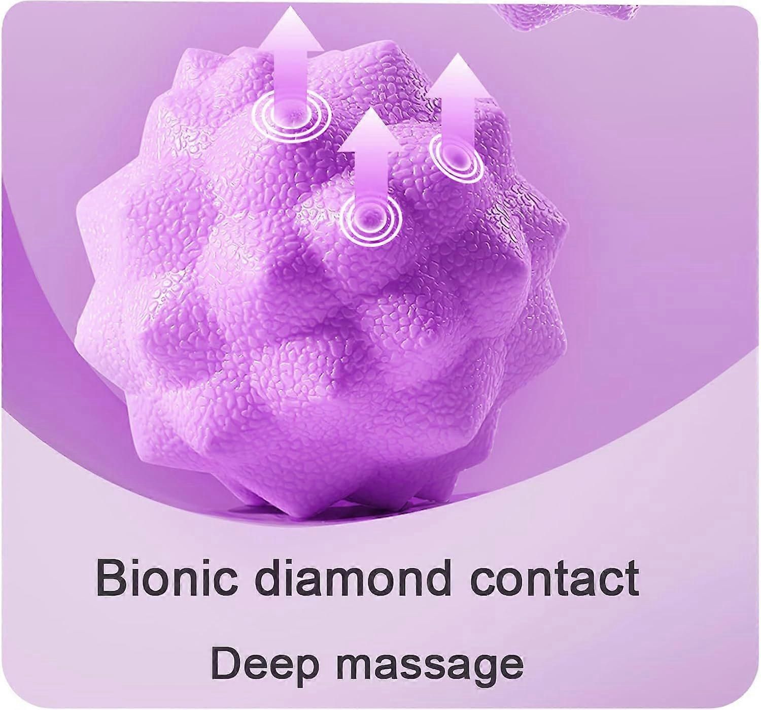 Massage Balls,Hand Massage Ball Body Acupressure Spiky Massage Balls,Foot Arch Trainer Plantar Fasciitis, Muscle Massager Ball Exercise - Image 2