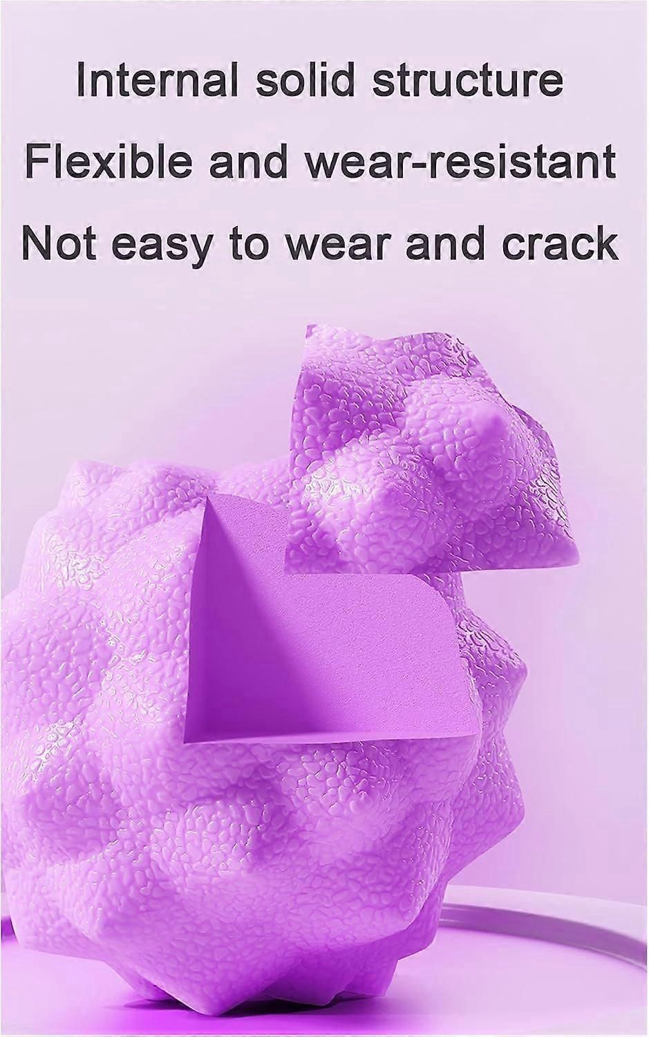 Massage Balls,Hand Massage Ball Body Acupressure Spiky Massage Balls,Foot Arch Trainer Plantar Fasciitis, Muscle Massager Ball Exercise - Image 4