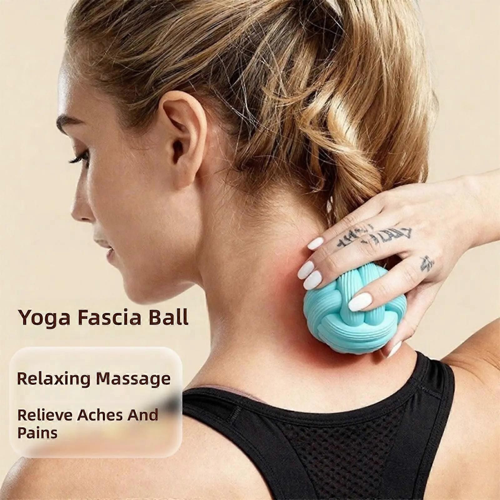 Massage Balls for Deep Tissue Muscle Recovery, Trigger Point Therapy Ball for Back, Neck, Shoulder, Foot and Body Relaxation - Green - Image 4