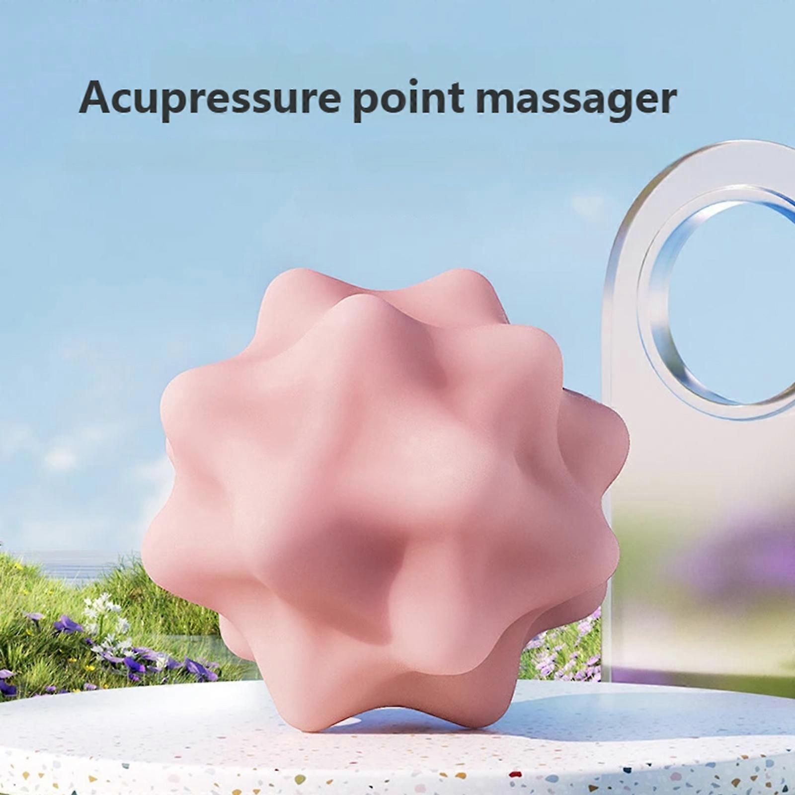 Fitness Massage Ball for Myofascial Release, Deep Tissue Trigger Point Therapy for Muscle Recovery, Back, Neck, Shoulder and Foot Massage - Pink - Image 4