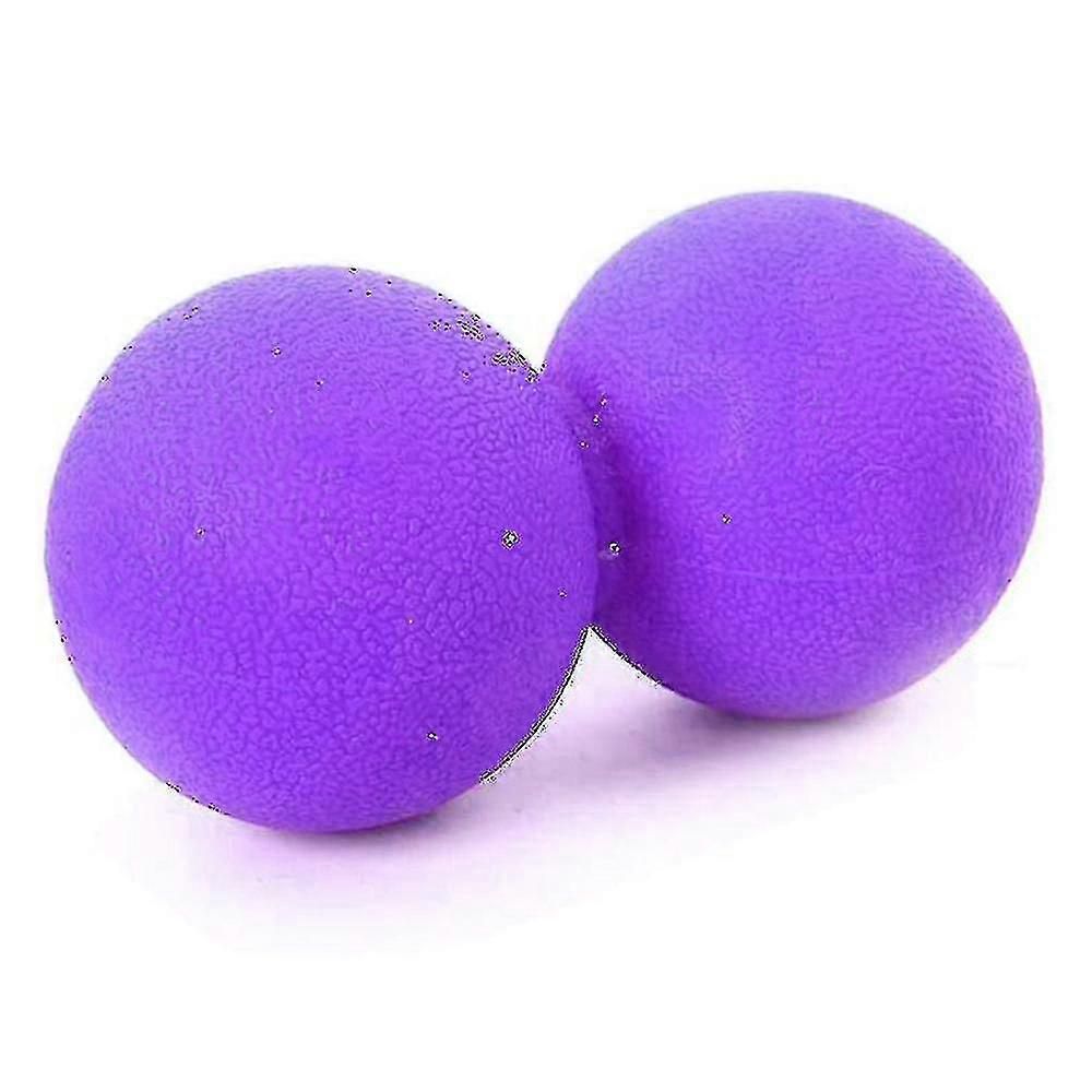 Purple Peanut Massage Ball - Double Lacrosse Massage Ball & Mobility Ball Deep Tissue Massage - Image 2
