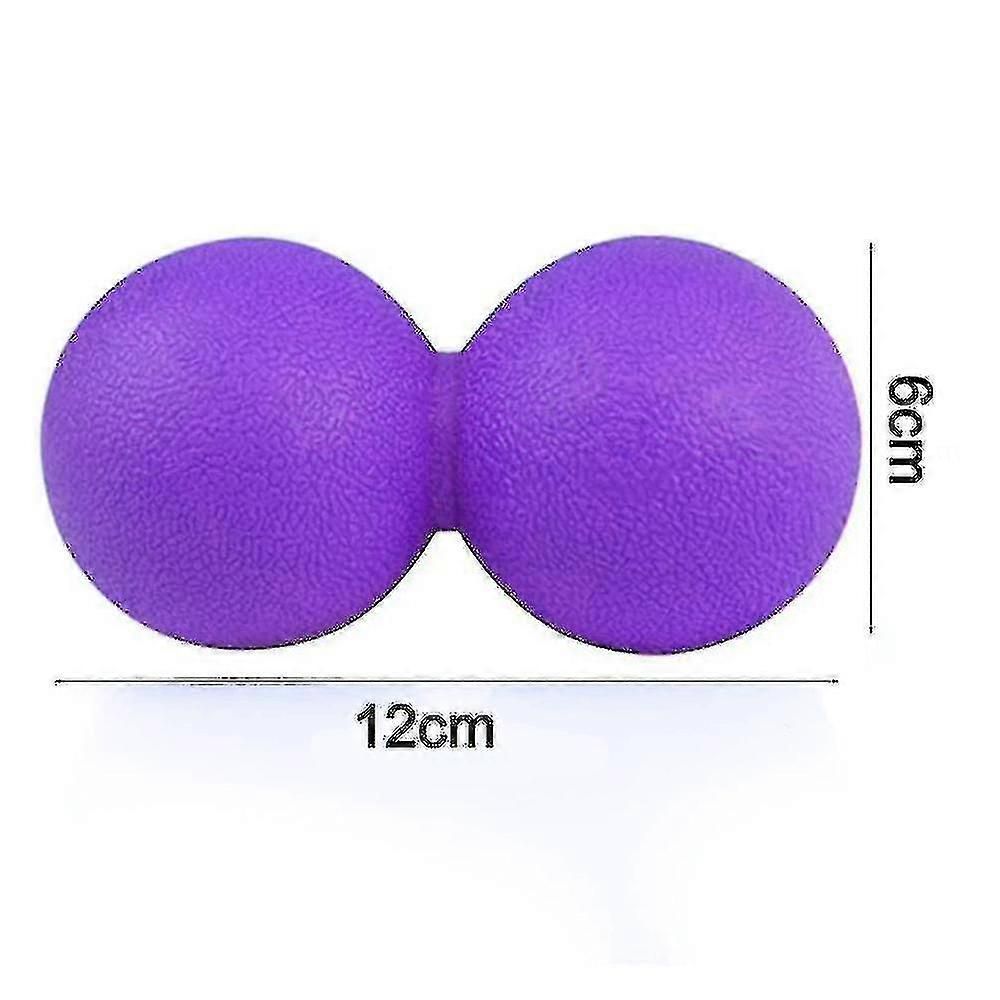 Purple Peanut Massage Ball - Double Lacrosse Massage Ball & Mobility Ball Deep Tissue Massage - Image 3