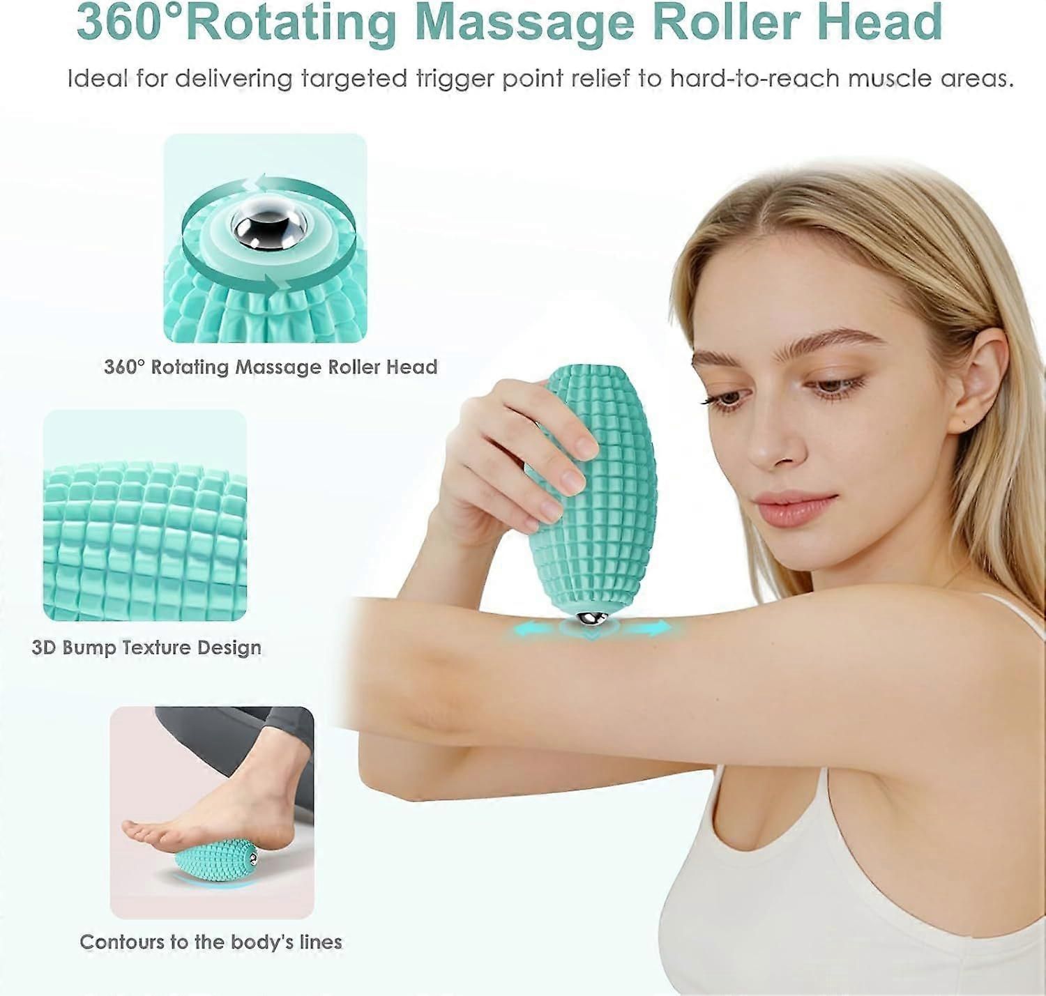 Vibrating Massage Ball for Muscle Recovery, Silicone Myofascial Massage Ball - Image 4