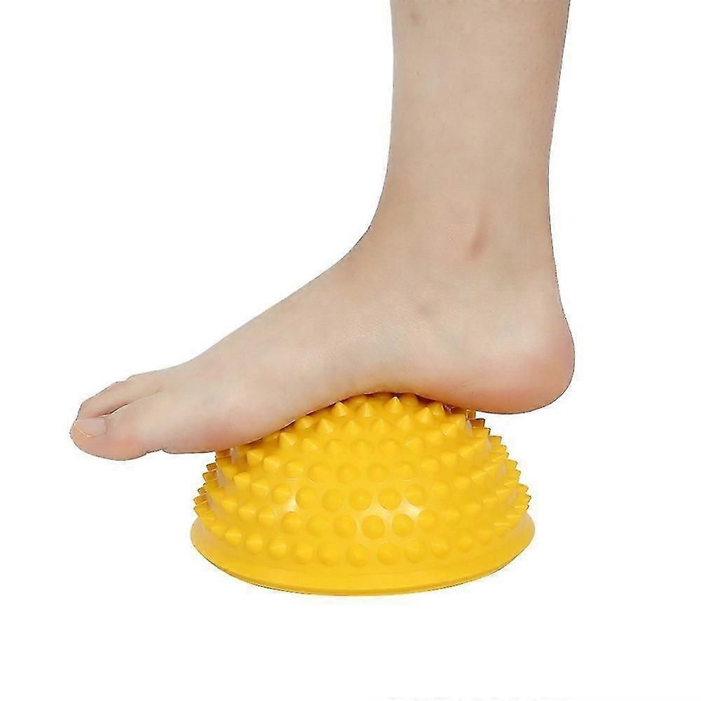 Semi-circular Massage Ball, Hedgehog Ball Yoga Massage Ball For Balance Training, (red) - Image 5