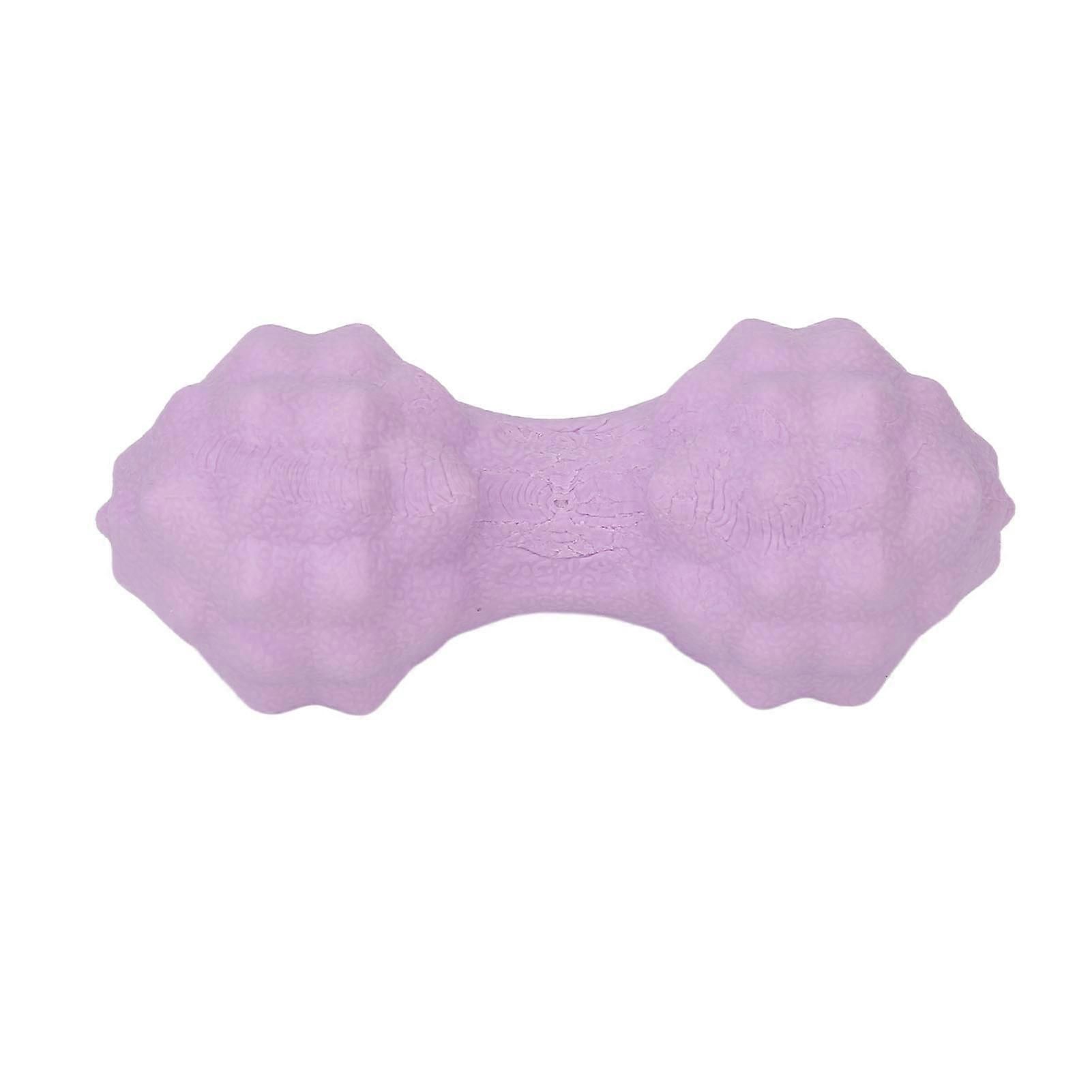 Peanut Massage Ball Multi Directional Massage Ergonomic Soft Double Lacrosse Massage Ball for Stress Reduction Purple - Image 2