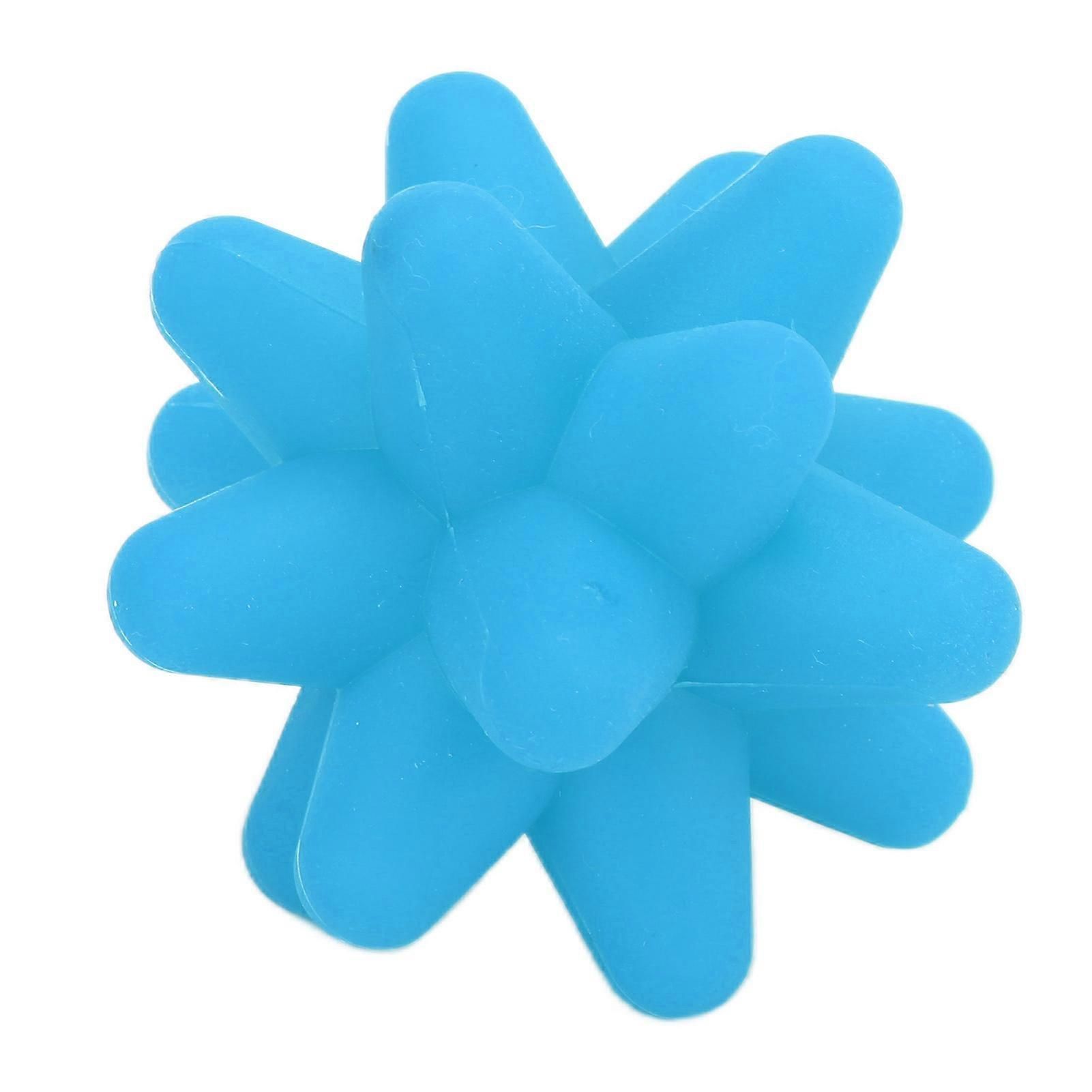2Pcs Yoga Fitness Muscle Relaxation Hedgehog Massage Ball Portable Acupoint Fascia Massage Ball - Blue - Image 1