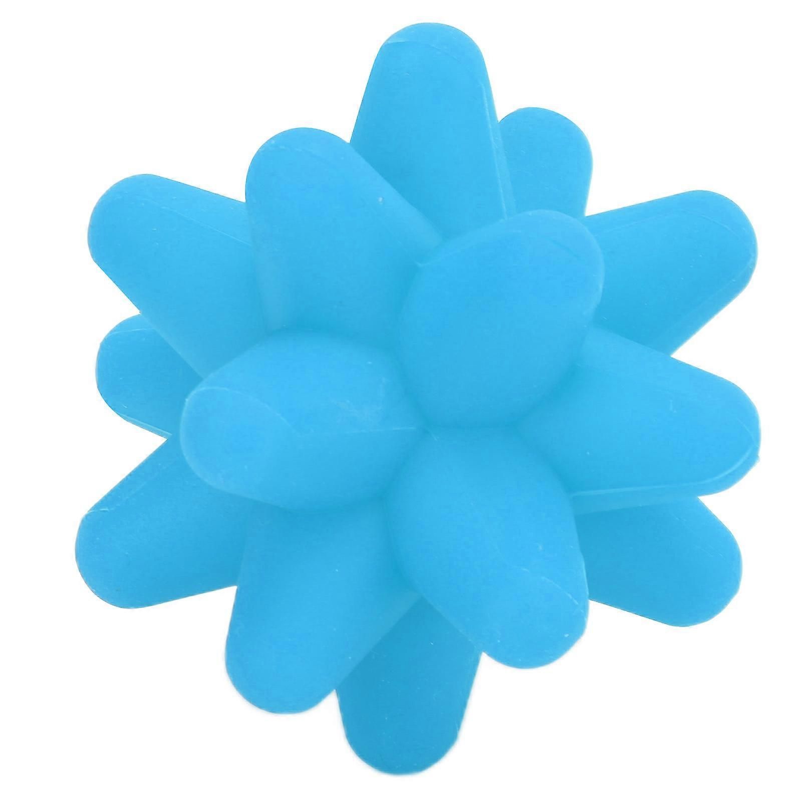2Pcs Yoga Fitness Muscle Relaxation Hedgehog Massage Ball Portable Acupoint Fascia Massage Ball - Blue - Image 2