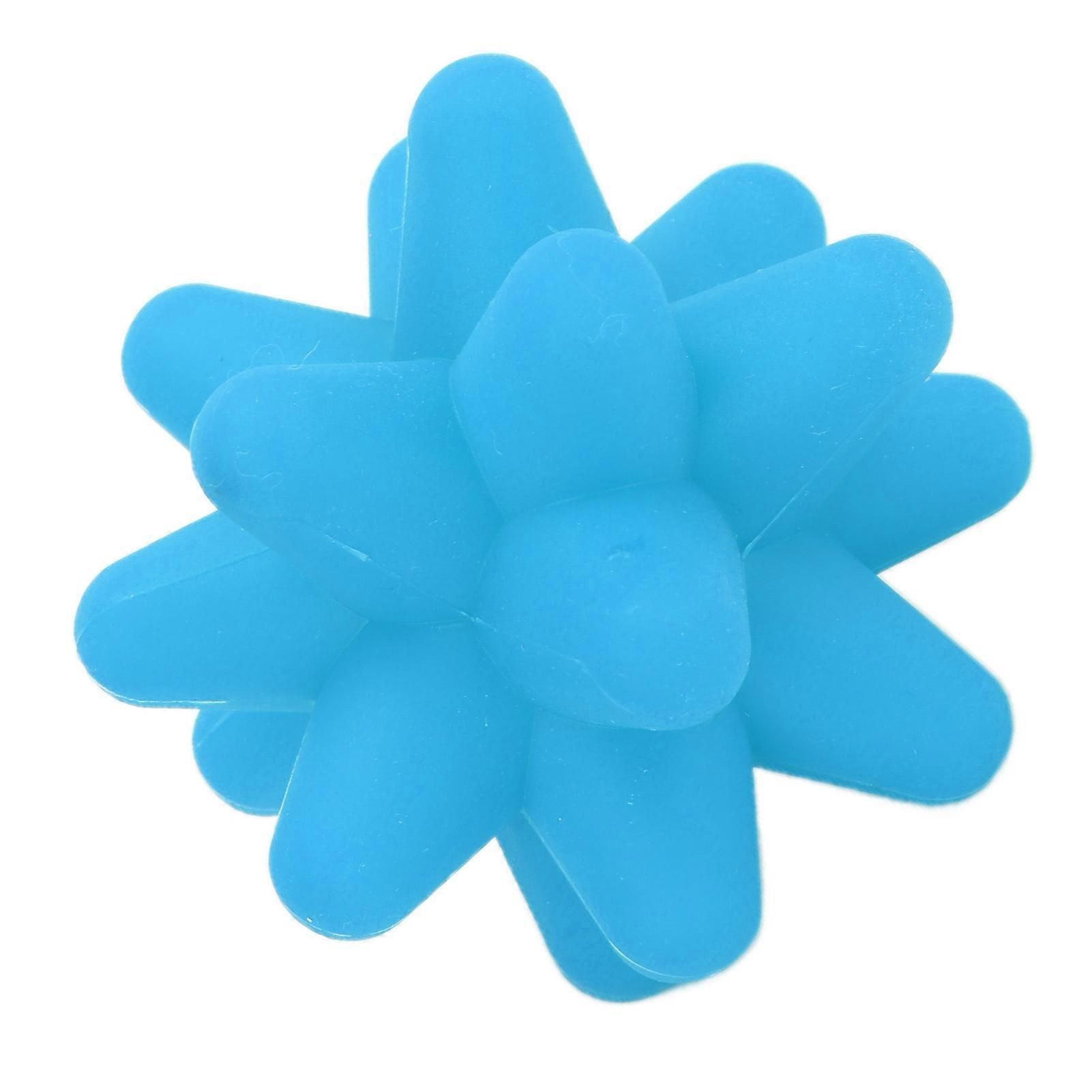 2Pcs Yoga Fitness Muscle Relaxation Hedgehog Massage Ball Portable Acupoint Fascia Massage Ball - Blue - Image 3