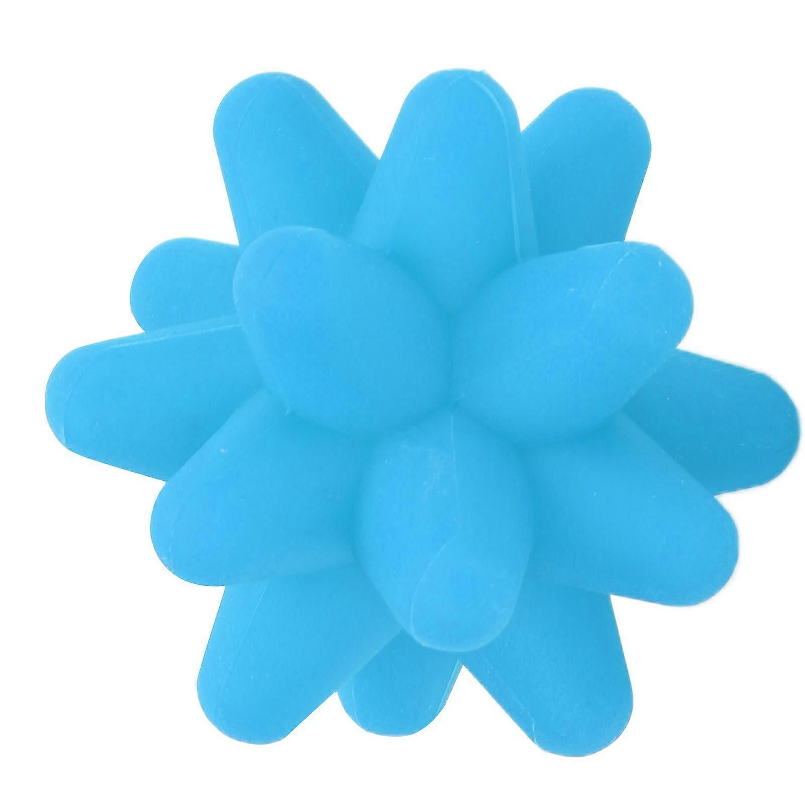 2Pcs Yoga Fitness Muscle Relaxation Hedgehog Massage Ball Portable Acupoint Fascia Massage Ball - Blue - Image 4