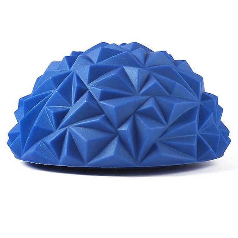Yoga Hemisphere Massager Pointed Massage Ball Decompression Yoga Massager Exercise Ball Soft and Comfortable - Blue - Image 3