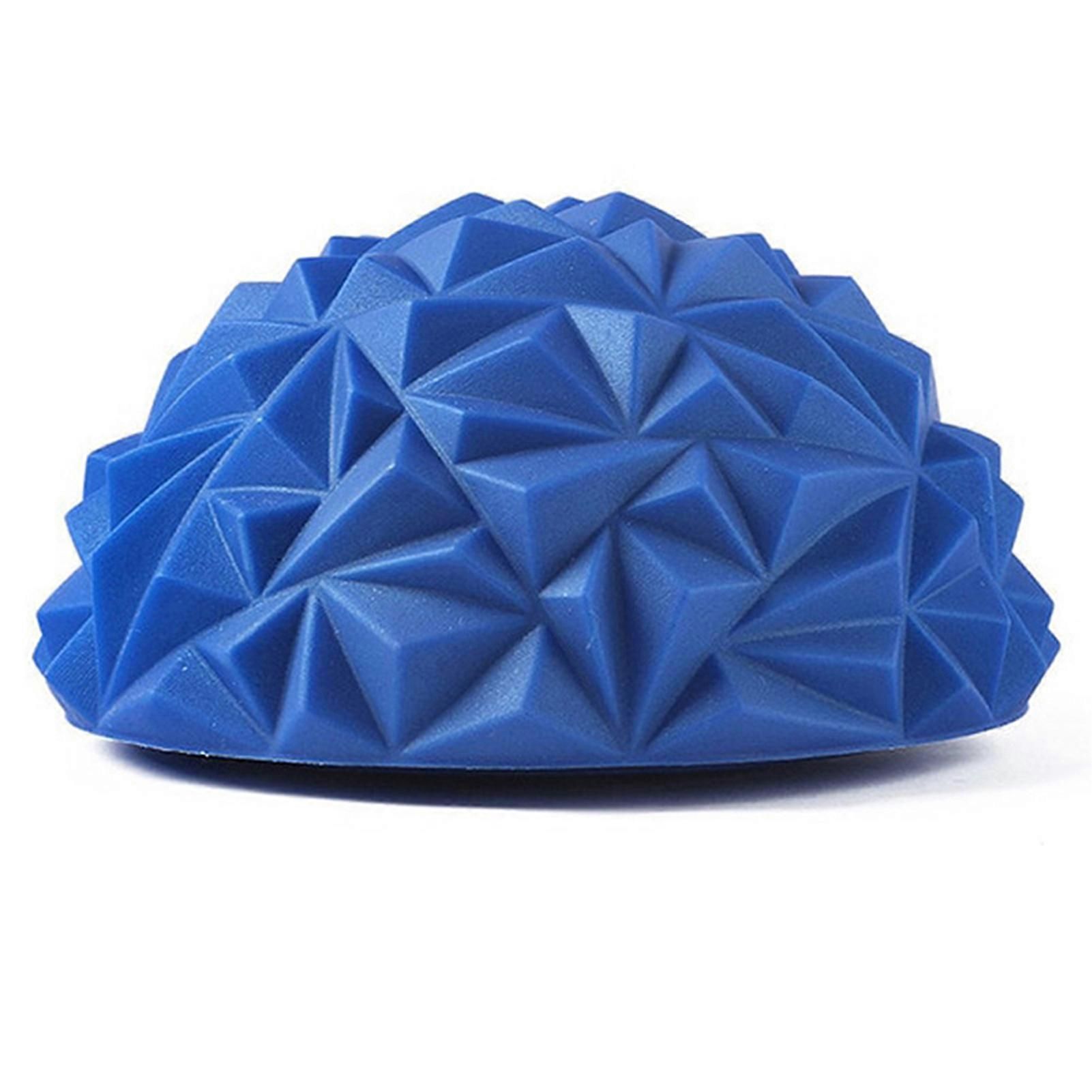 Yoga Hemisphere Massager Pointed Massage Ball Decompression Yoga Massager Exercise Ball Soft and Comfortable - Blue - Image 4
