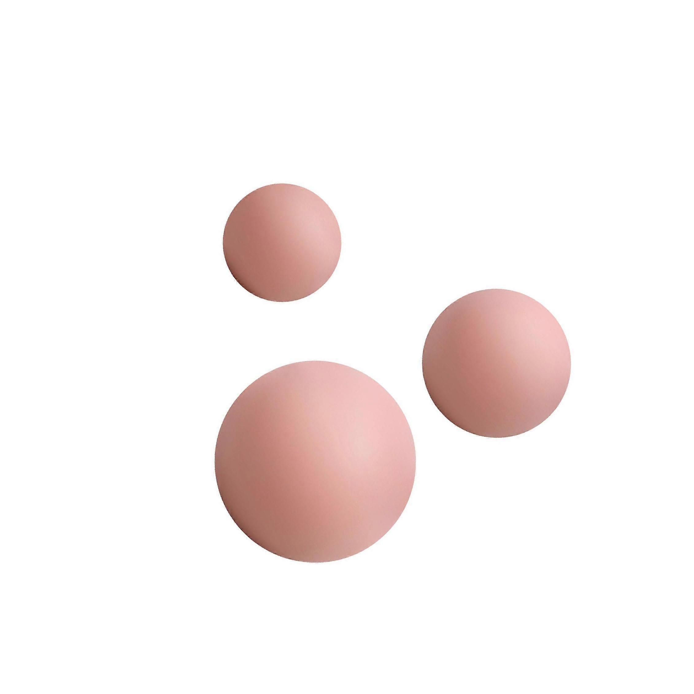 3Pcs Massage Balls Back Massage Equipment Yoga Balls for Women Training Yoga - Pink - Image 2