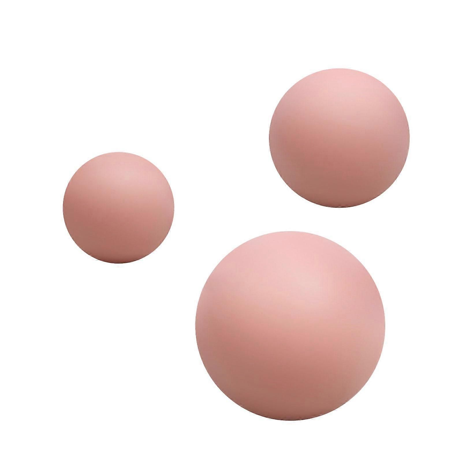 3Pcs Massage Balls Back Massage Equipment Yoga Balls for Women Training Yoga - Pink - Image 4