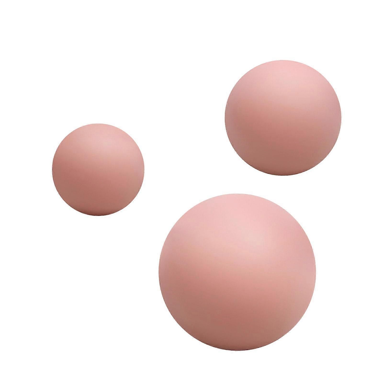 3Pcs Massage Balls Back Massage Equipment Yoga Balls for Women Training Yoga - Pink - Image 5