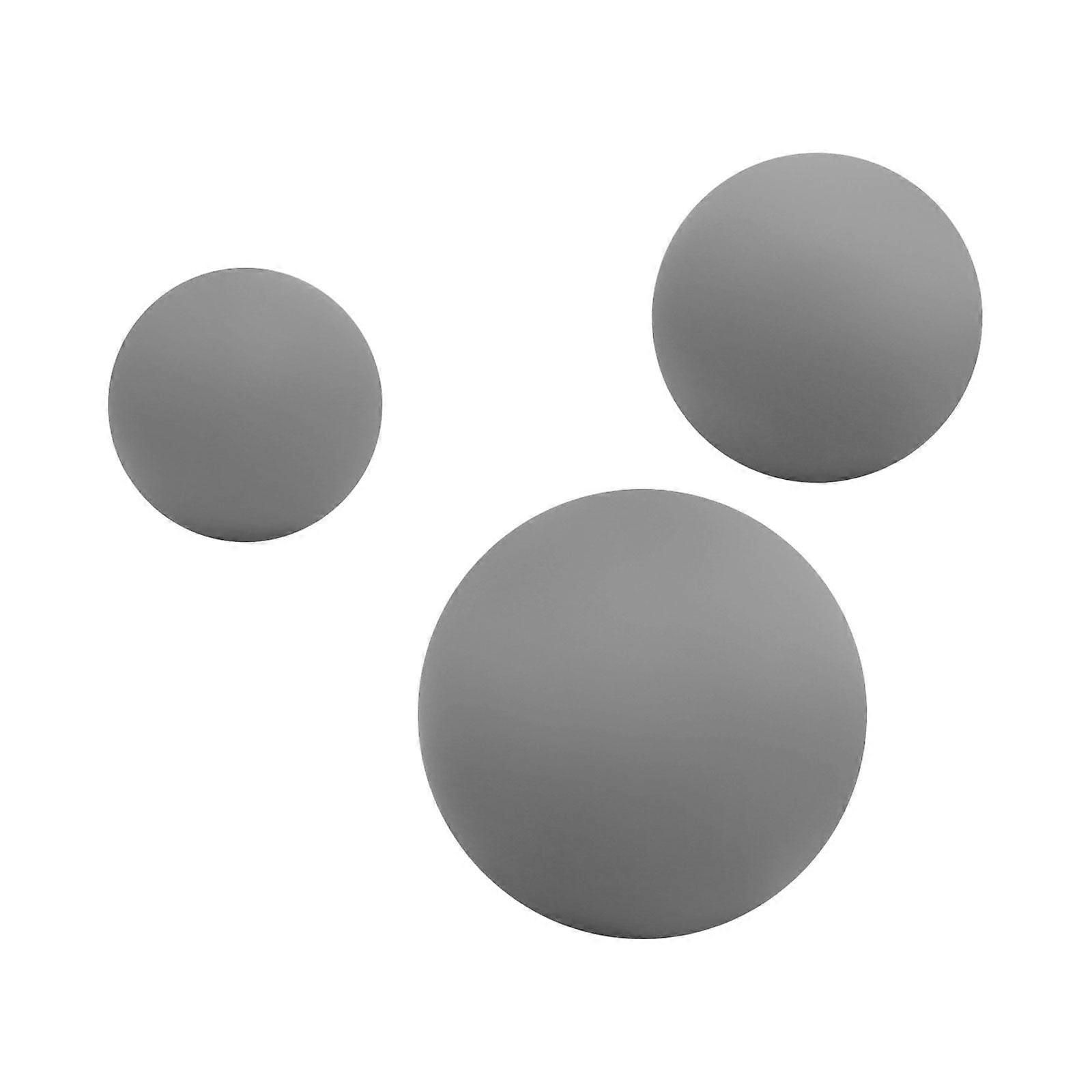 3Pcs Massage Balls Back Massage Equipment Yoga Balls for Women Training Yoga - Gray - Image 1