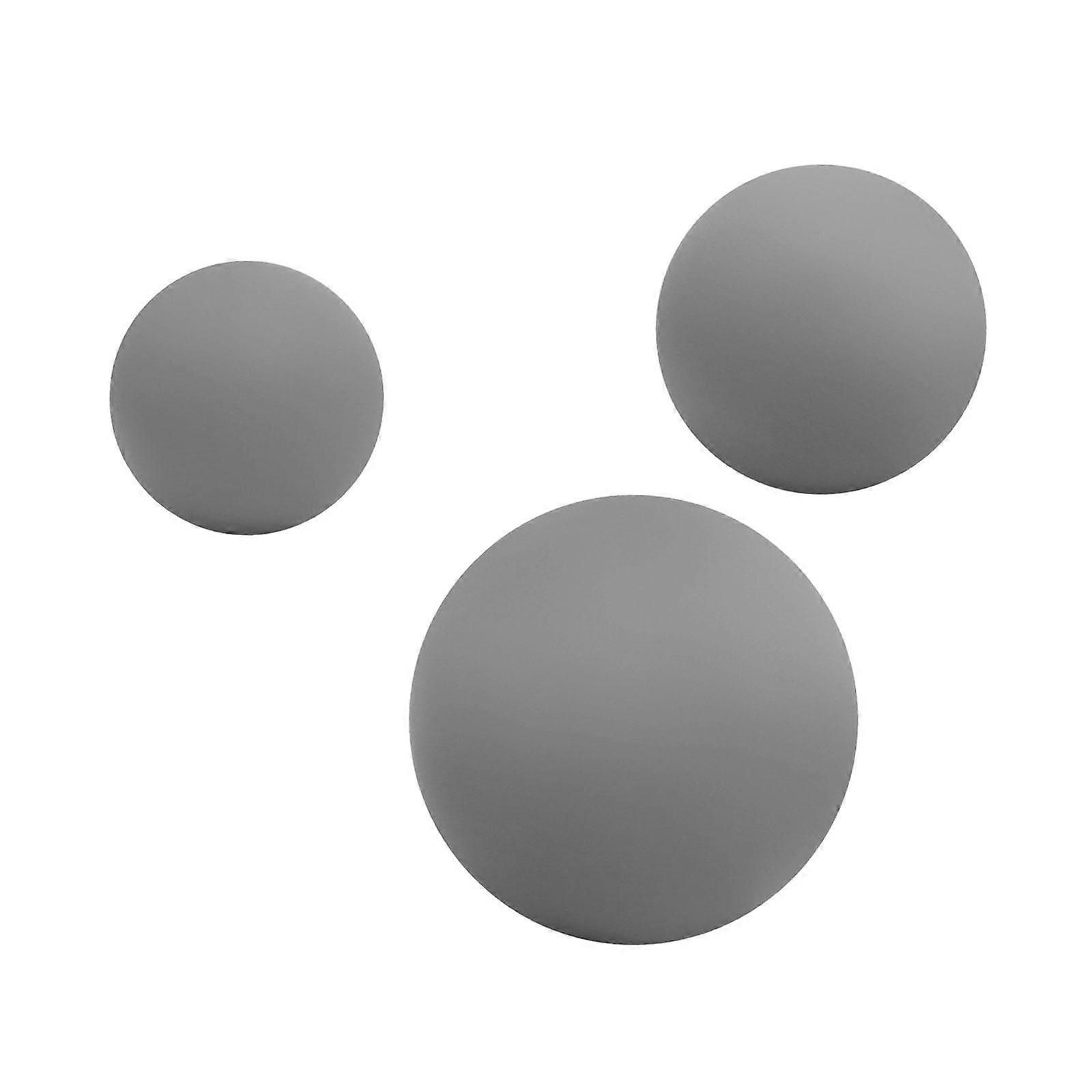 3Pcs Massage Balls Back Massage Equipment Yoga Balls for Women Training Yoga - Gray - Image 2