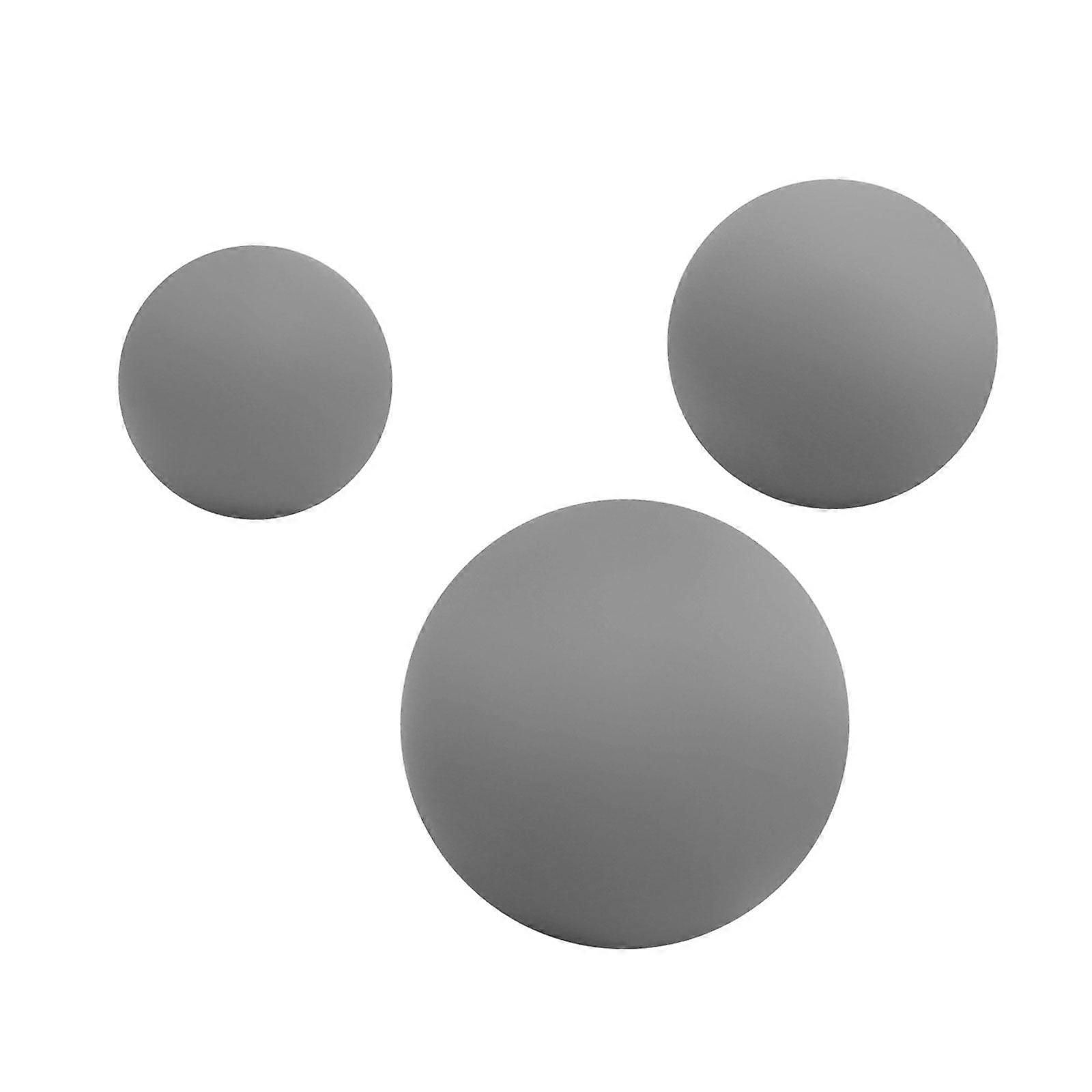 3Pcs Massage Balls Back Massage Equipment Yoga Balls for Women Training Yoga - Gray - Image 4